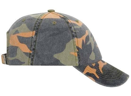 103-713 OTTO CAP Camouflage 6 Panel Low Profile Baseball Cap
