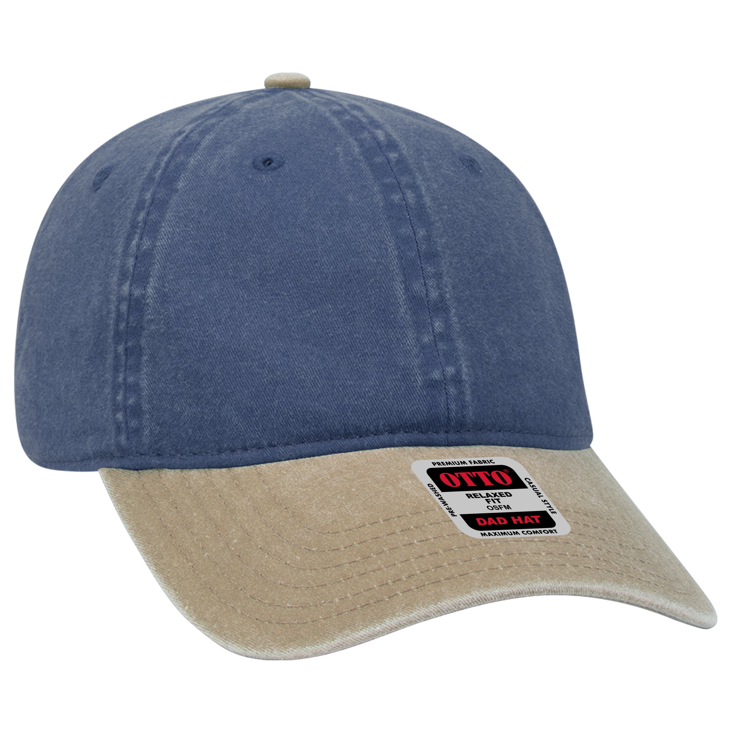 18-202 OTTO CAP 6 Panel Low Profile Dad Hat