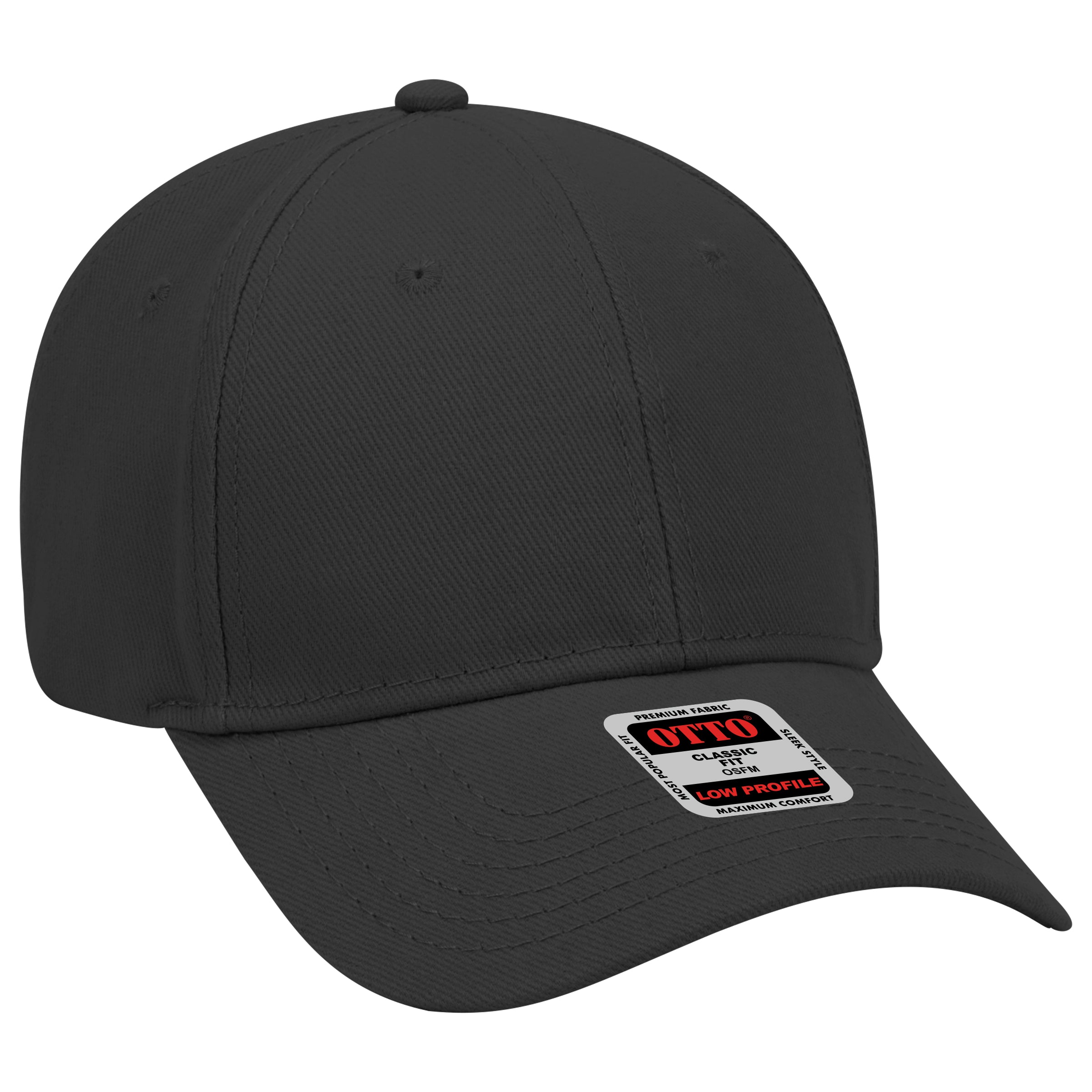 19-004 OTTO CAP 6 Panel Low Profile Baseball Cap