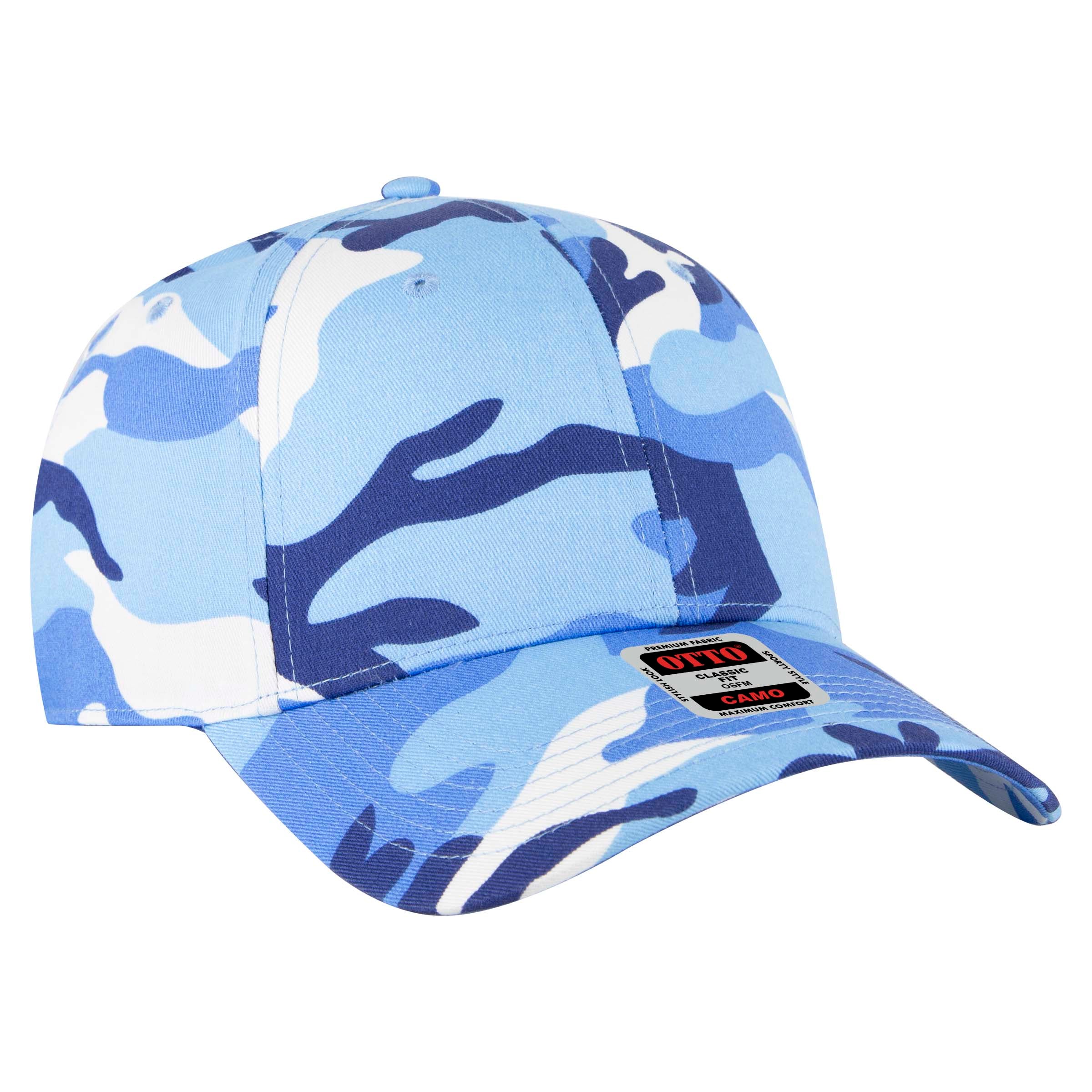 78-353 OTTO CAP Camouflage 6 Panel Low Profile Baseball Cap