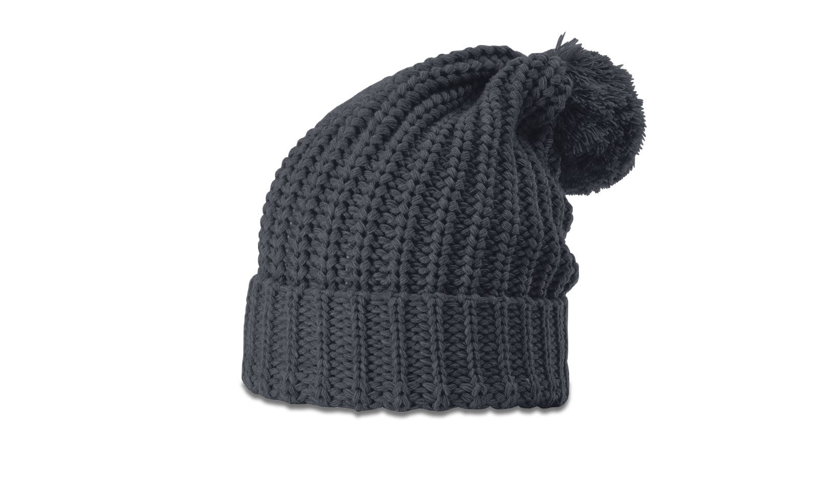 Richardson 143 Chunk Cable Beanie with Cuff &amp; Pom
