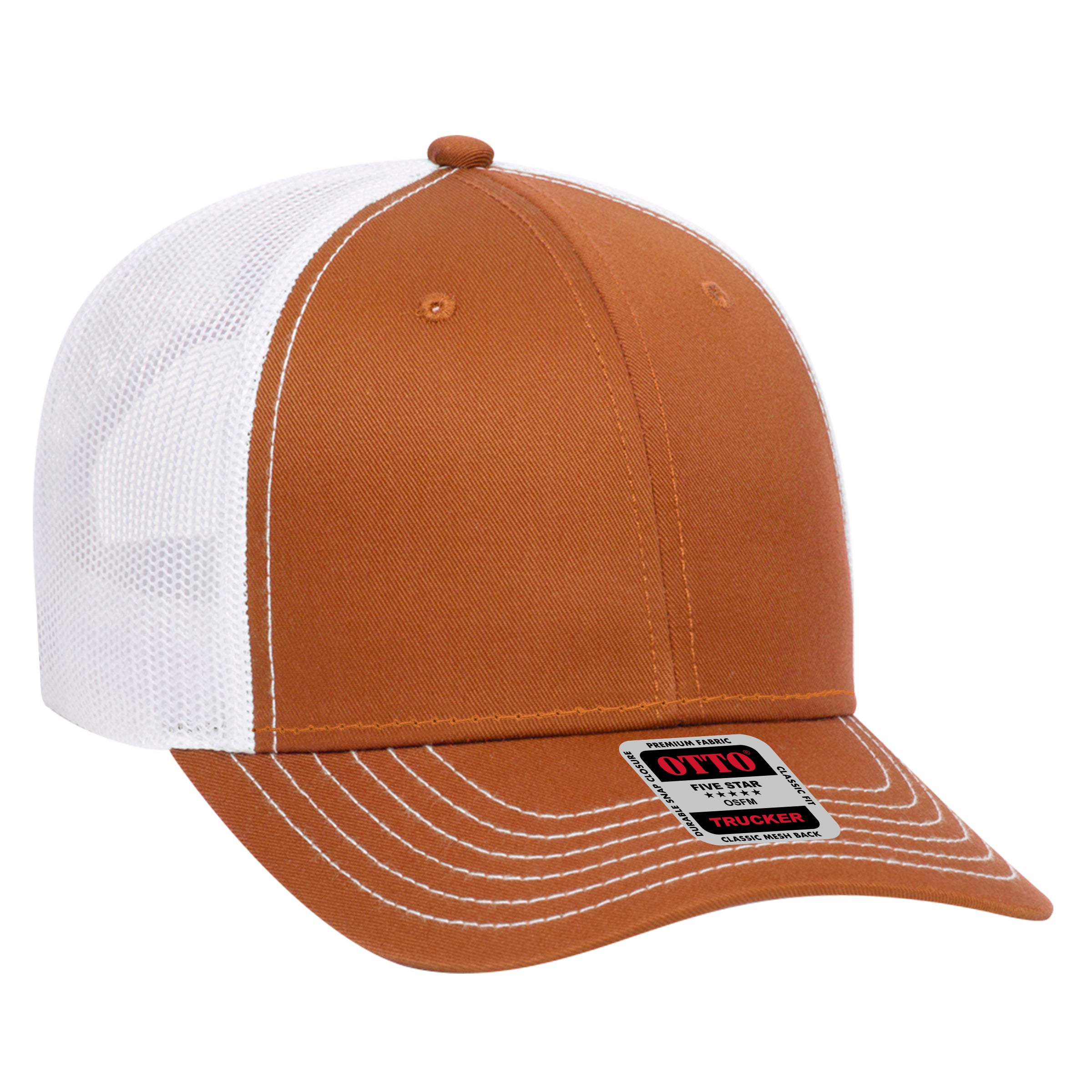 83-1239 OTTO CAP 6 Panel Low Profile Mesh Back Trucker Hat