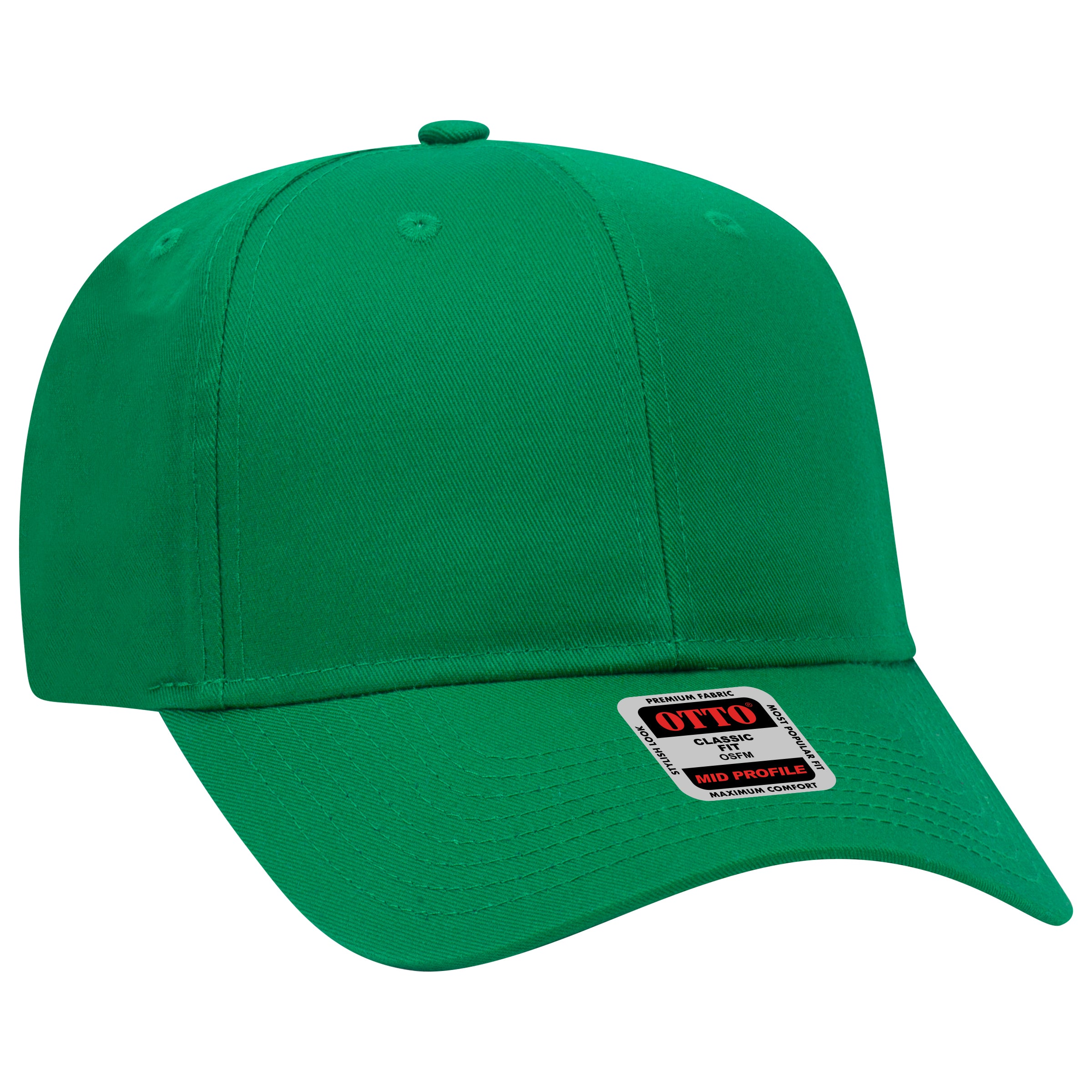 27-079 OTTO CAP 6 Panel Mid Profile Baseball Cap