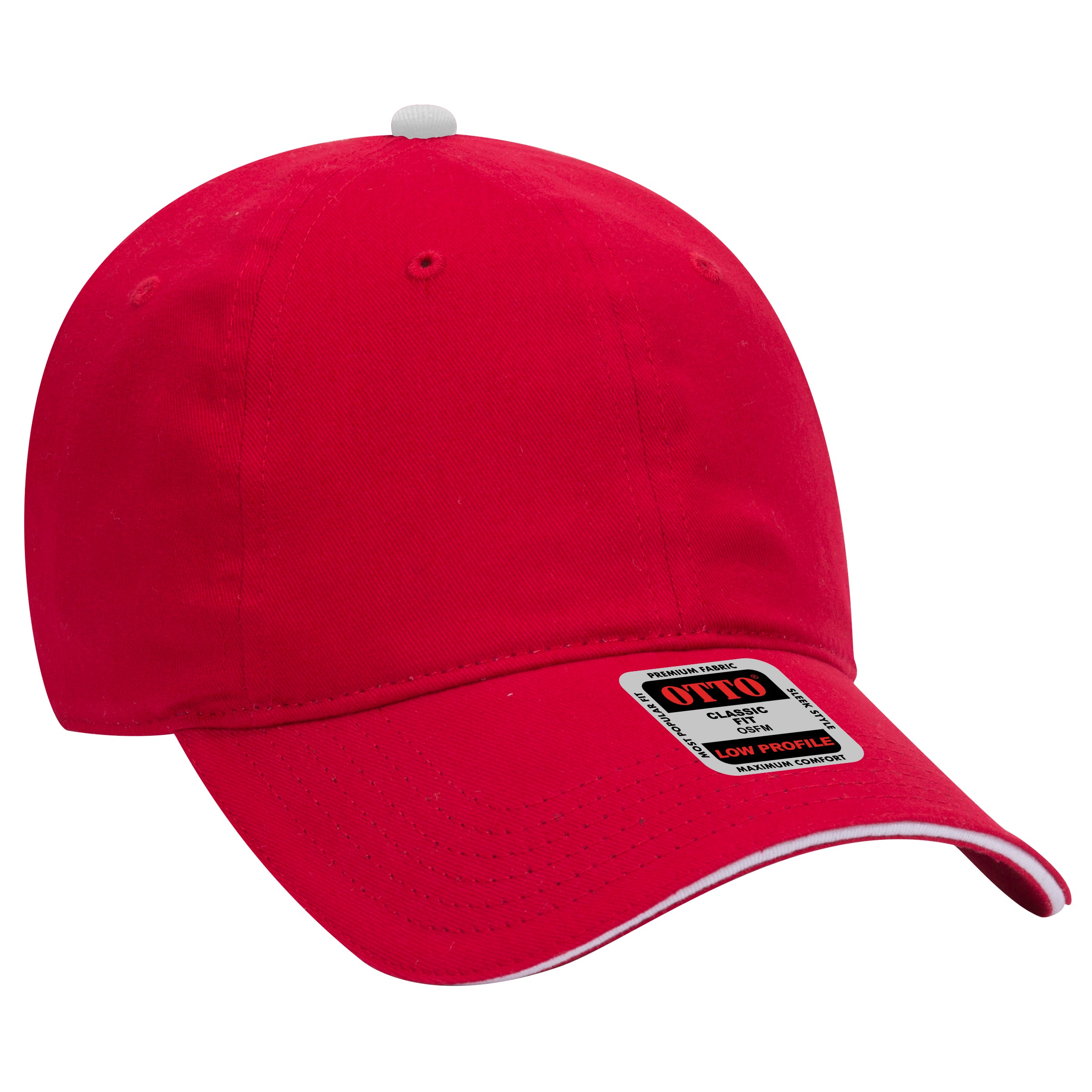 22-688 OTTO CAP 6 Panel Low Profile Baseball Cap