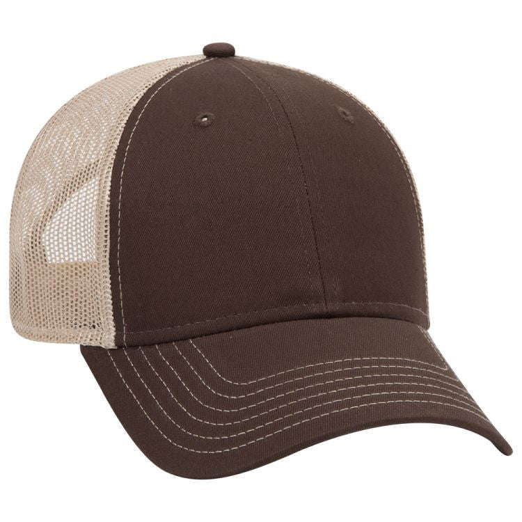 83-1239 OTTO CAP 6 Panel Low Profile Mesh Back Trucker Hat
