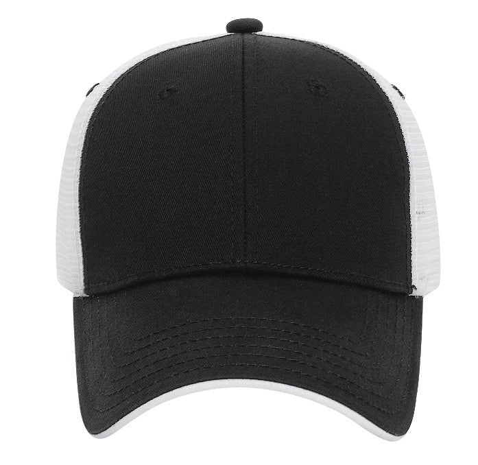 122-945 OTTO CAP 6 Panel Low Profile Mesh Back Trucker Hat