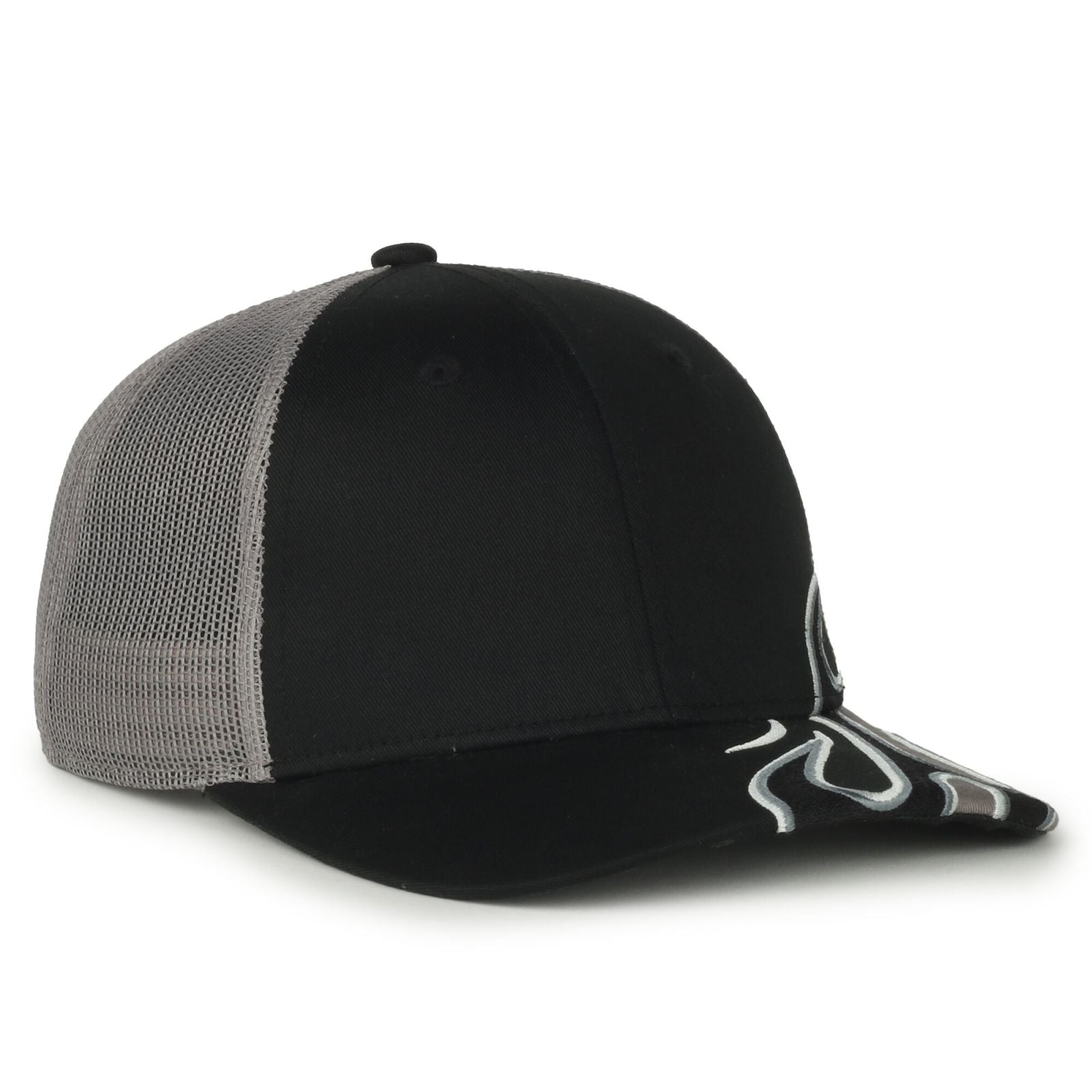 Outdoor Cap SKRRT-01 Flame Embroidery Mesh Back