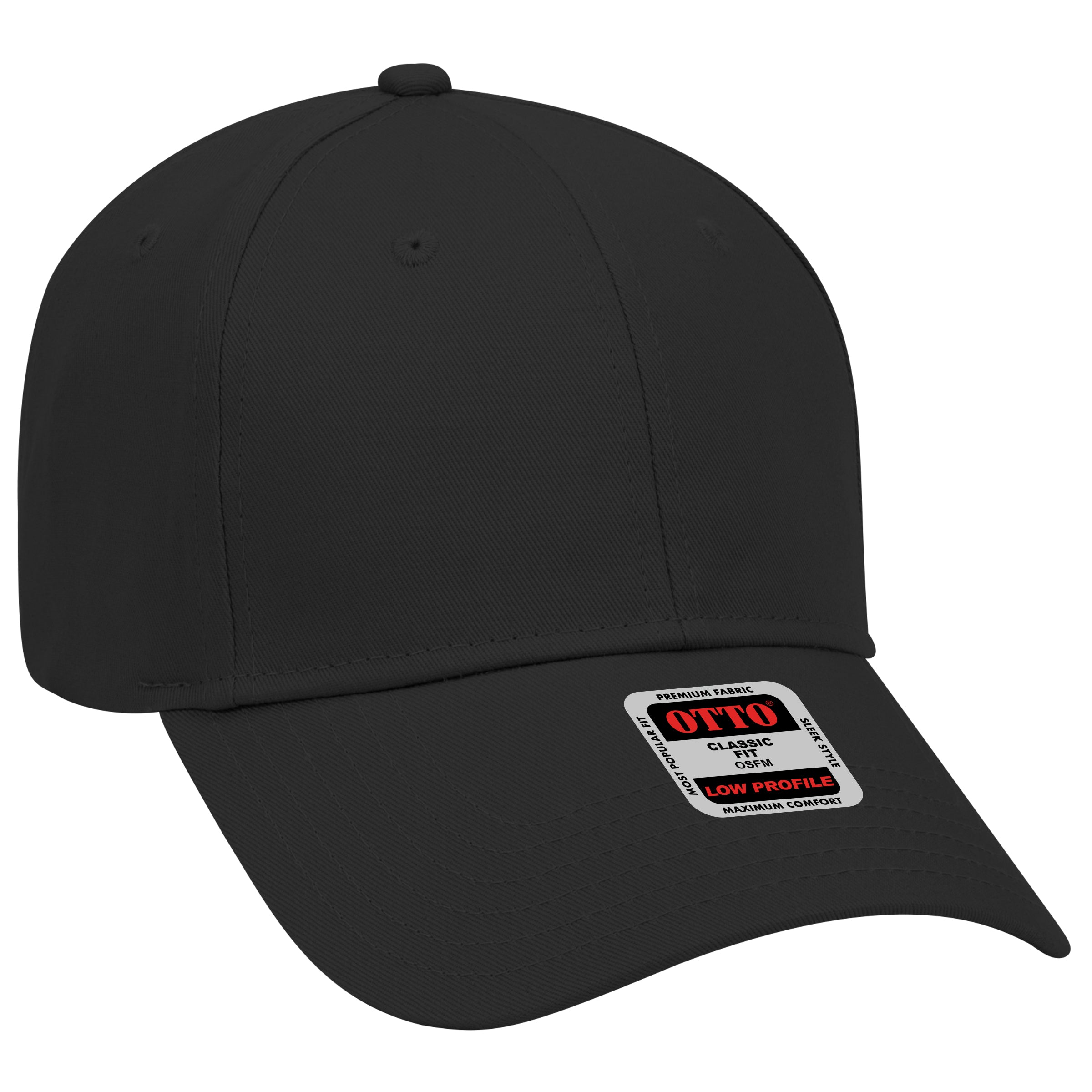 18-553 OTTO CAP 6 Panel Low Profile Baseball Cap