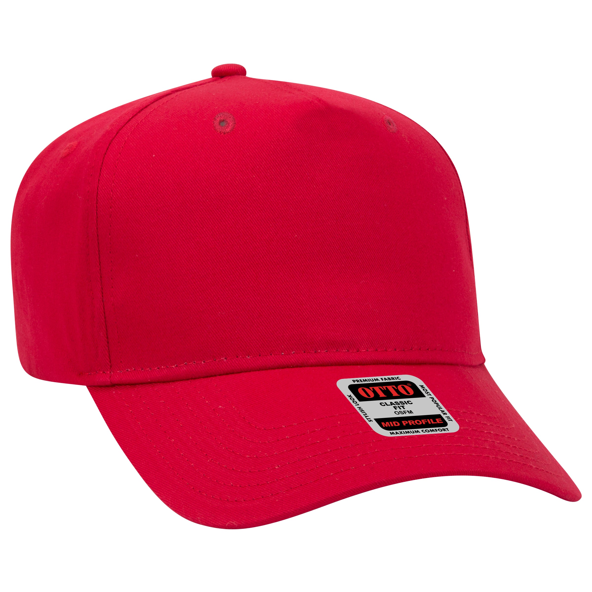 31-538 OTTO CAP 5 Panel Mid Profile Baseball Cap