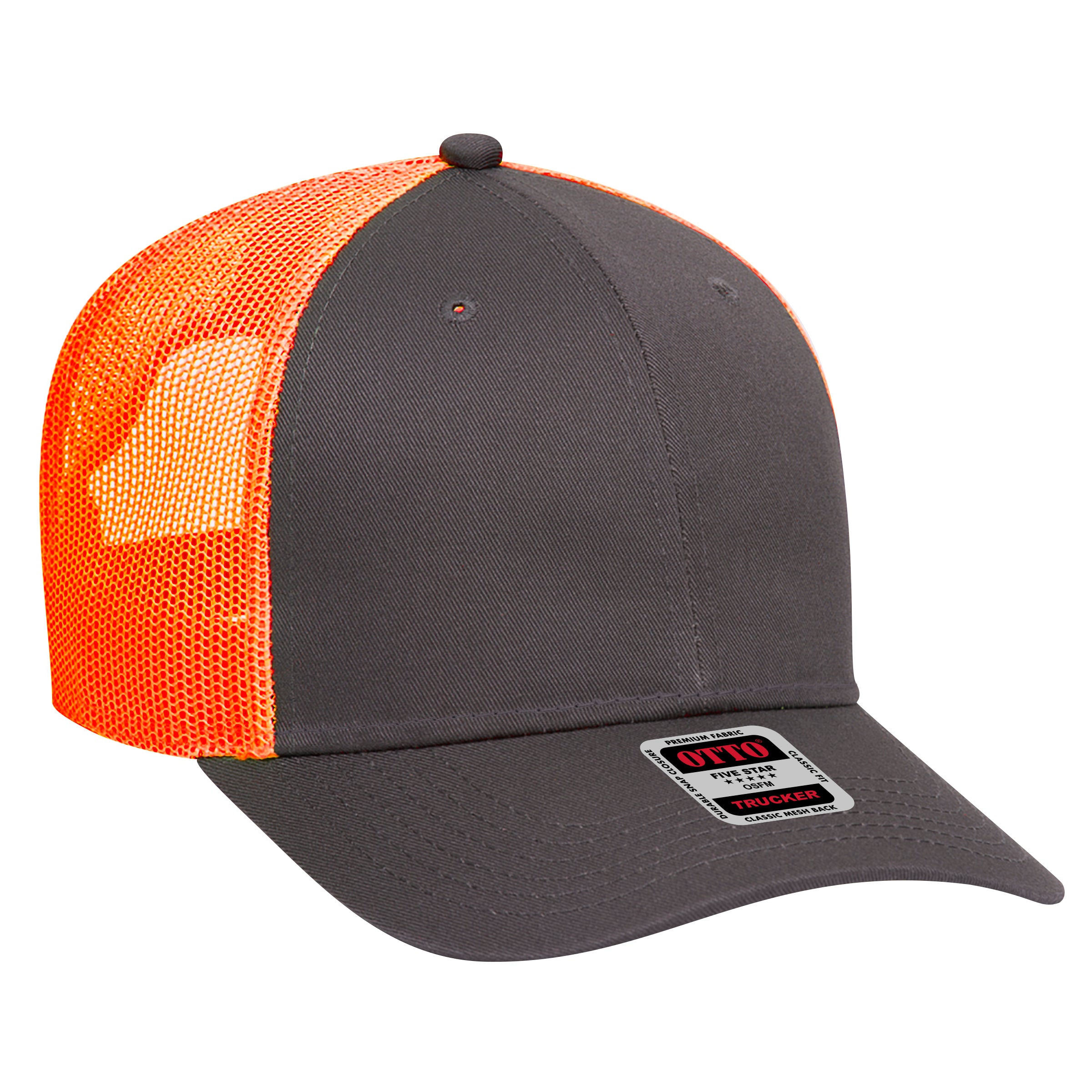 83-473 OTTO CAP 6 Panel Low Profile Mesh Back Trucker Hat