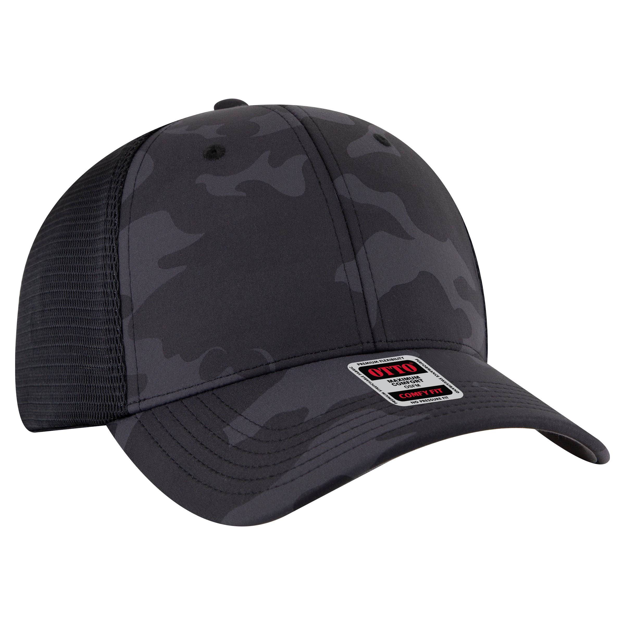 83-2 OTTO CAP "OTTO COMFY FIT" 6 Panel Low Profile Mesh Back Trucker Hat