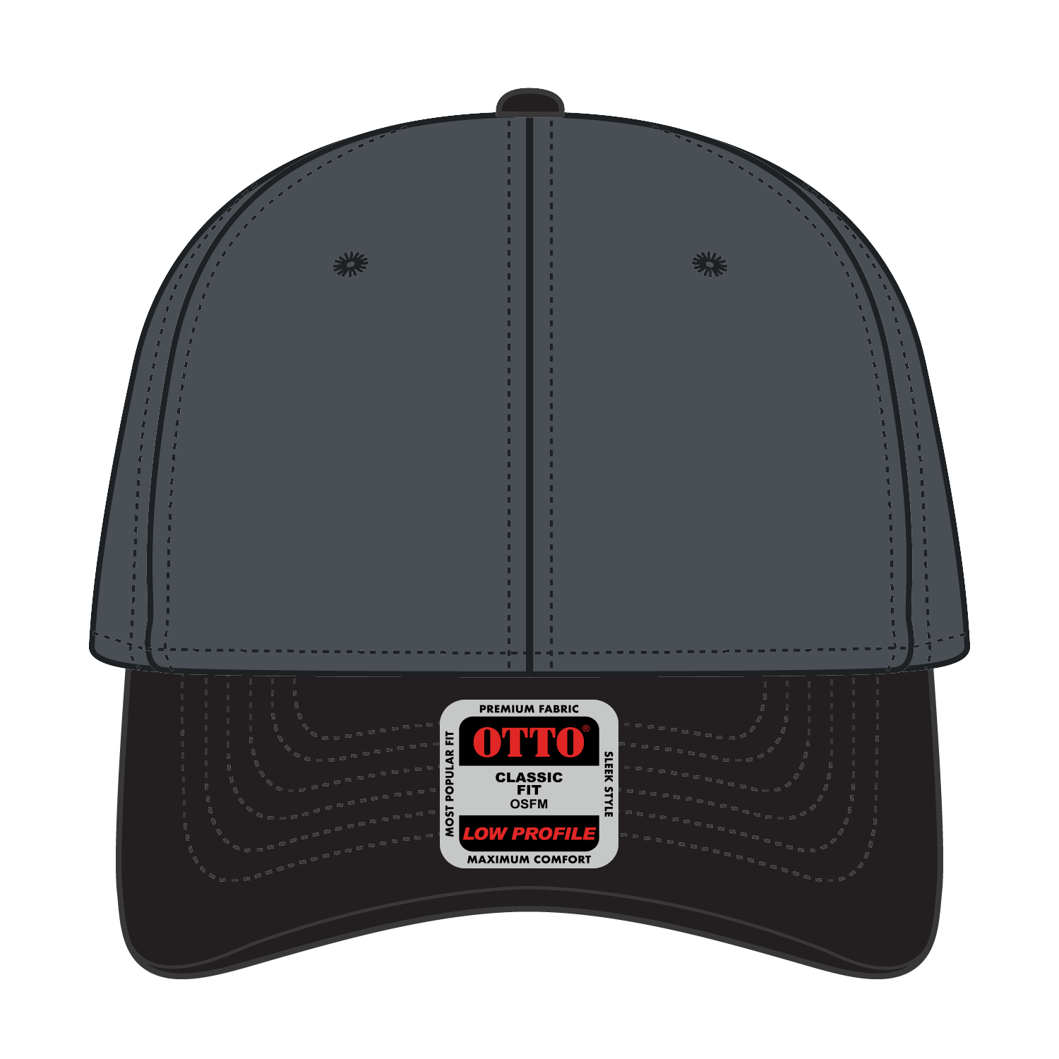 19-768 OTTO CAP 6 Panel Low Profile Baseball Cap
