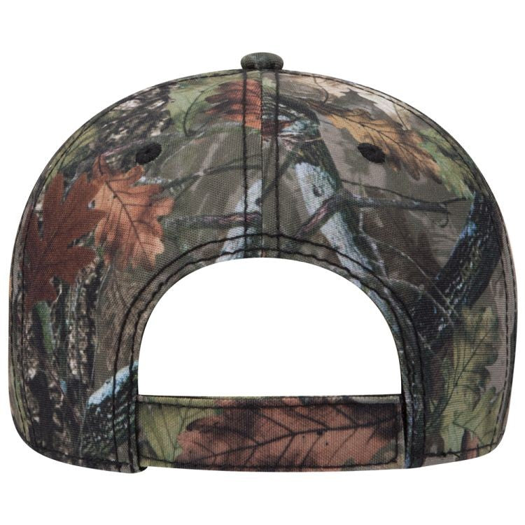 103-1263 OTTO CAP Camouflage 6 Panel Low Profile Baseball Cap