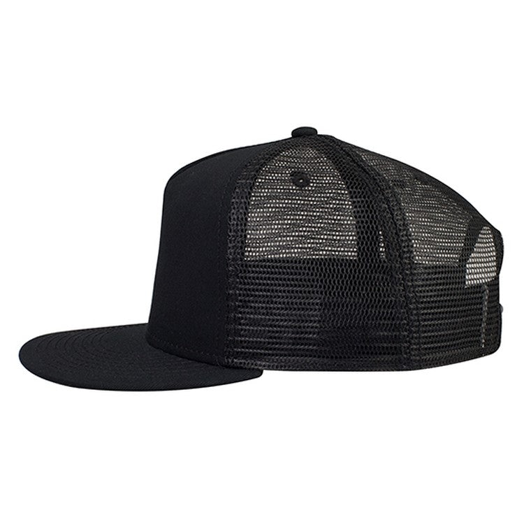 154-1124 OTTO CAP "OTTO SNAP" 5 Panel Mid Profile Mesh Back Trucker Snapback Hat
