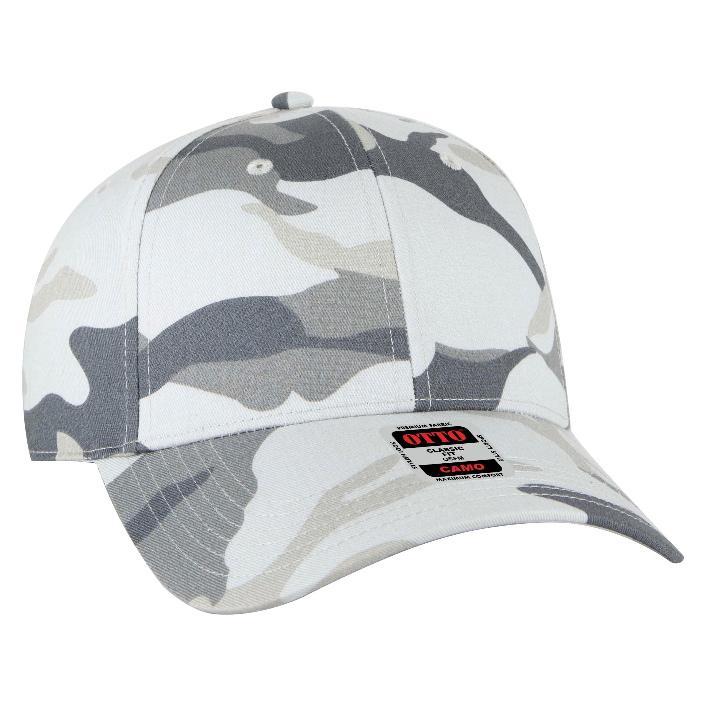 78-353 OTTO CAP Camouflage 6 Panel Low Profile Baseball Cap