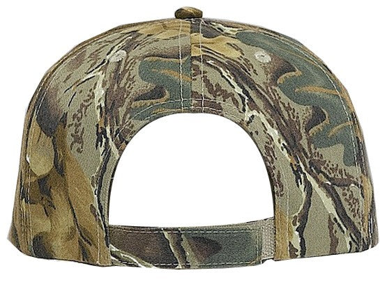 120-838 OTTO CAP Camouflage 5 Panel Mid Profile Style Cap