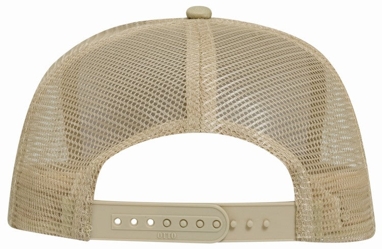 30-1103 OTTO CAP 6 Panel Mid Profile Mesh Back Trucker Hat