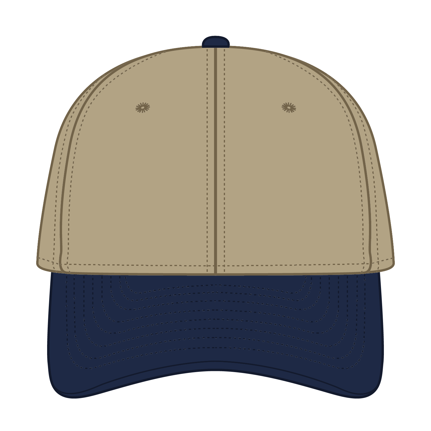 10-275 OTTO CAP "OTTO FLEX" 6 Panel Low Profile Dad Hat