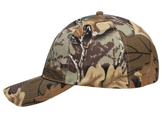 77-379 OTTO CAP "OTTO FLEX" Camouflage 6 Panel Low Profile Baseball Cap
