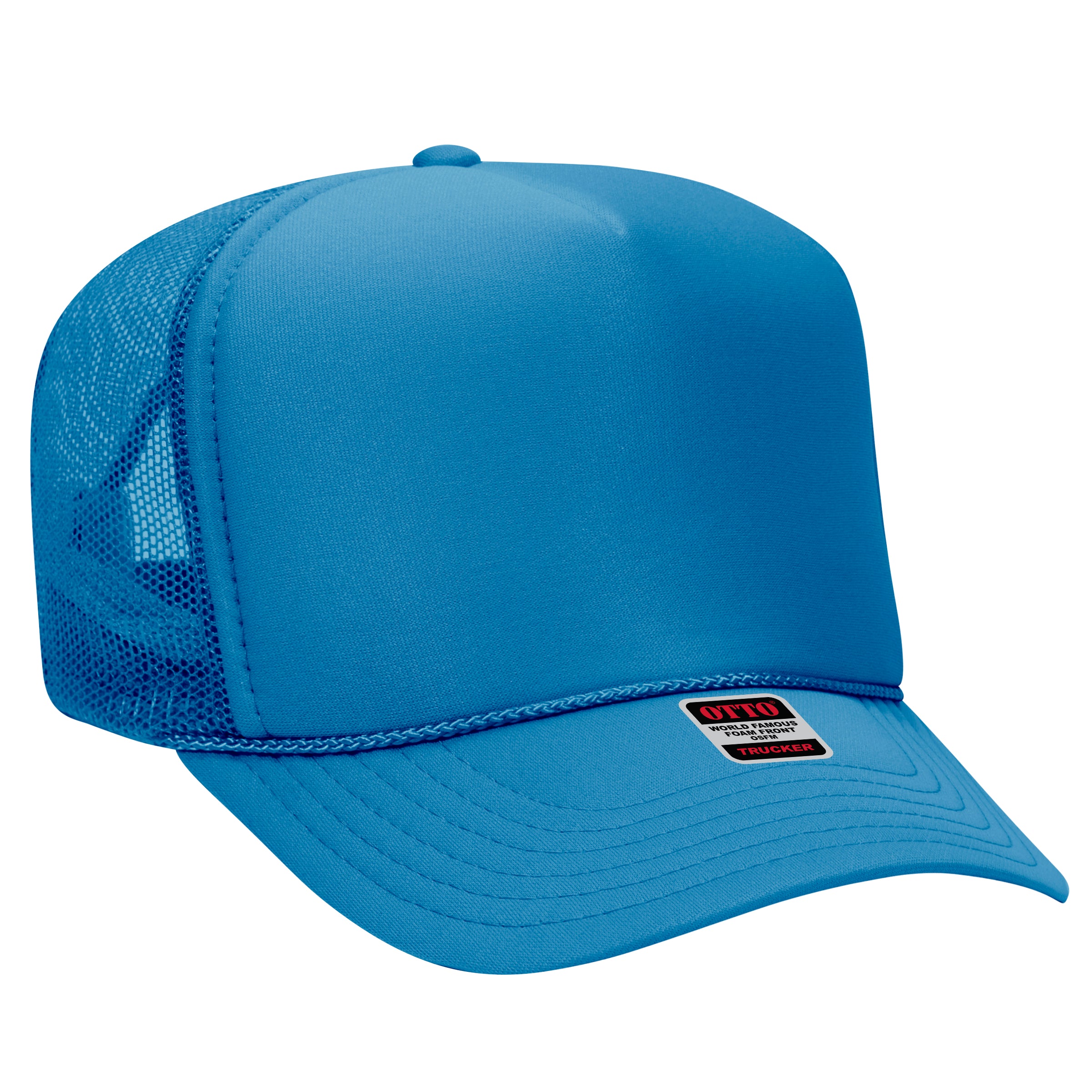 39-165 OTTO CAP 5 Panel High Crown Mesh Back Trucker Hat
