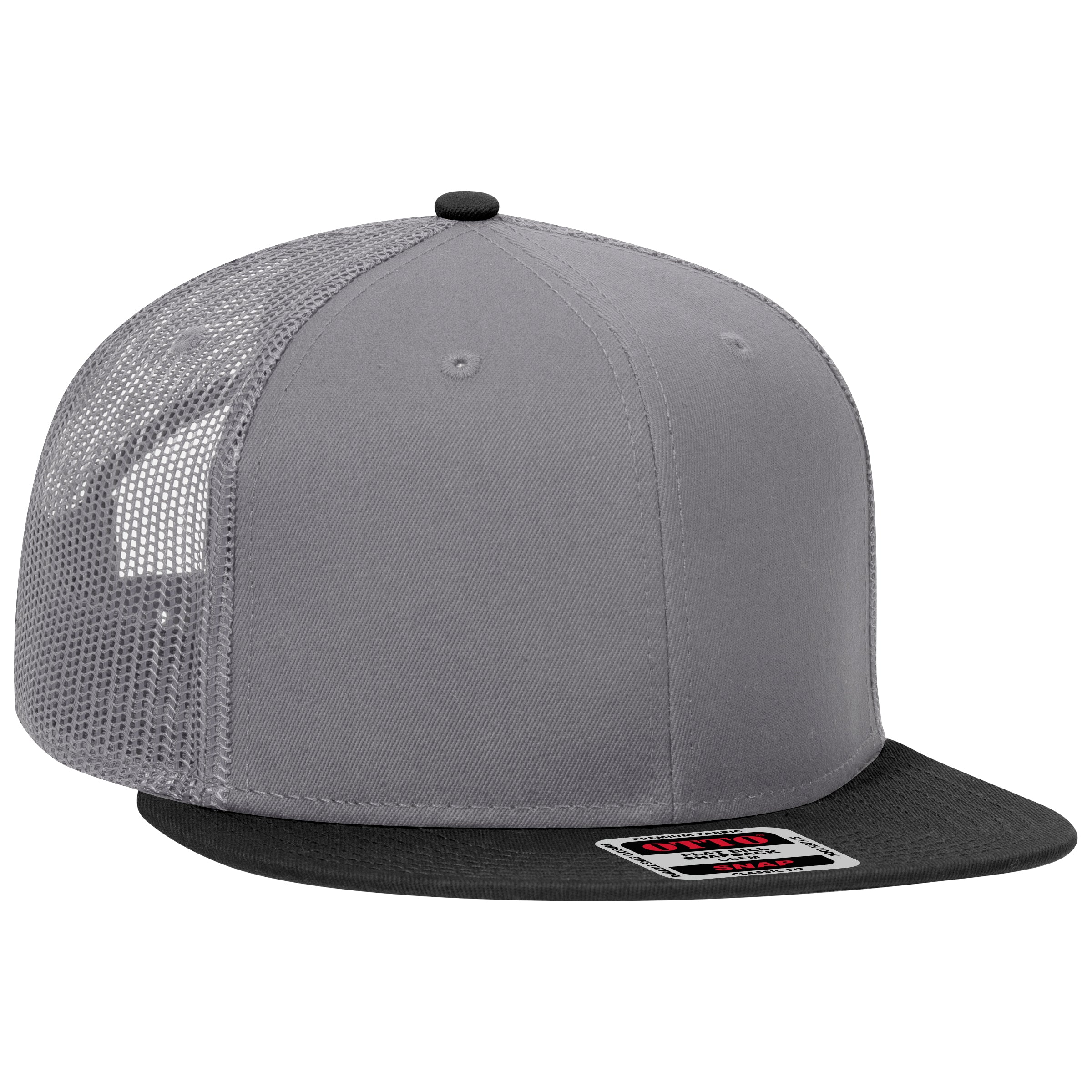 141-1070 OTTO CAP "OTTO SNAP" 6 Panel Pro Style Mesh Back Trucker Snapback Hat