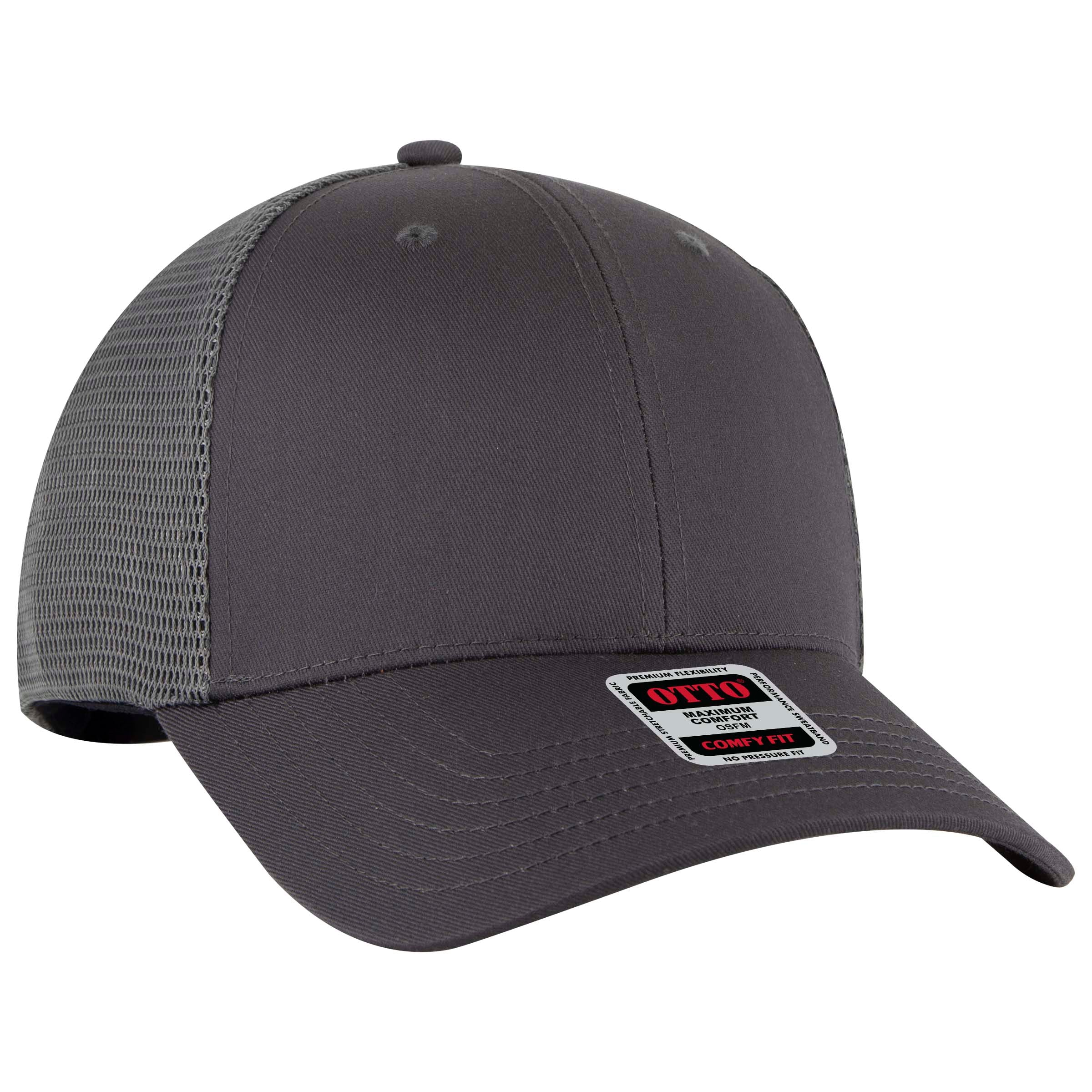 83-2 OTTO CAP "OTTO COMFY FIT" 6 Panel Low Profile Mesh Back Trucker Hat