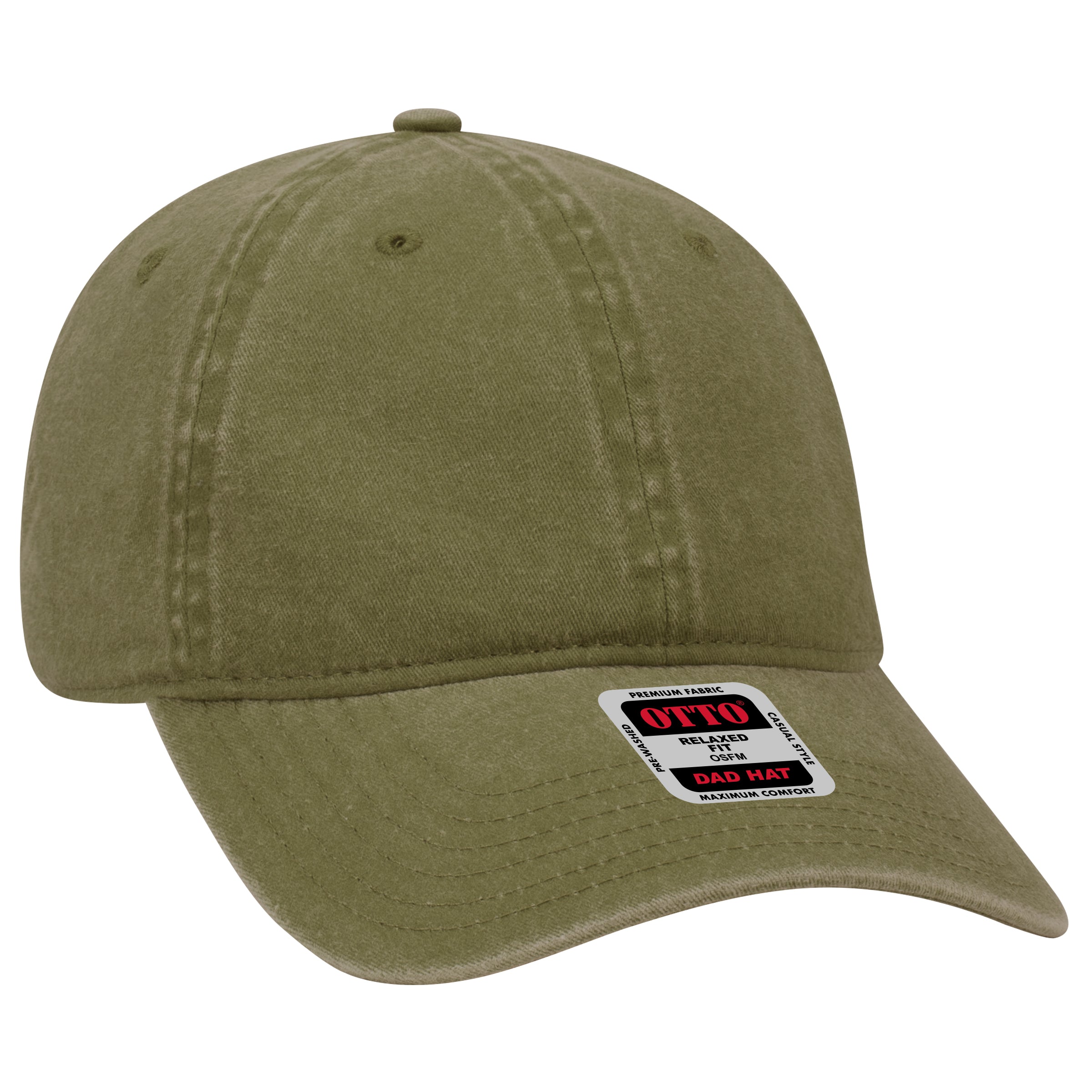 18-202 OTTO CAP 6 Panel Low Profile Dad Hat
