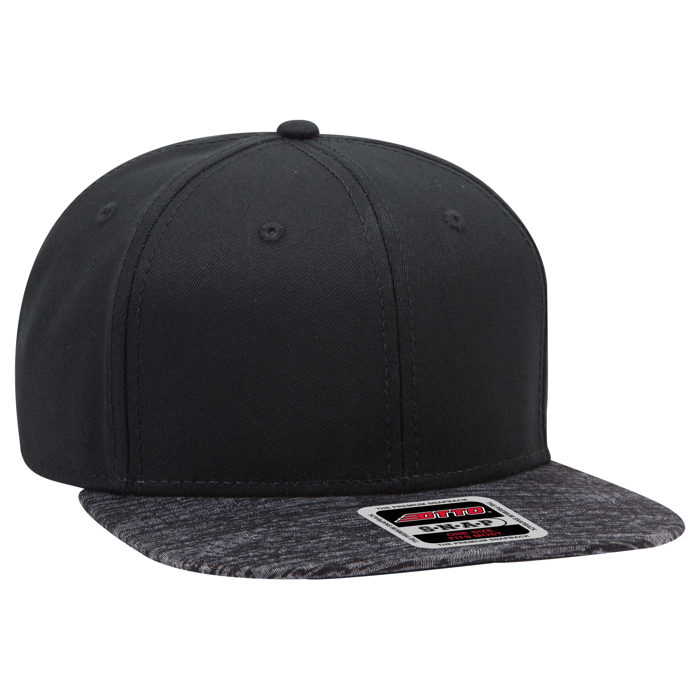 148-1218A OTTO CAP "OTTO SNAP" 6 Panel Mid Profile Snapback Hat