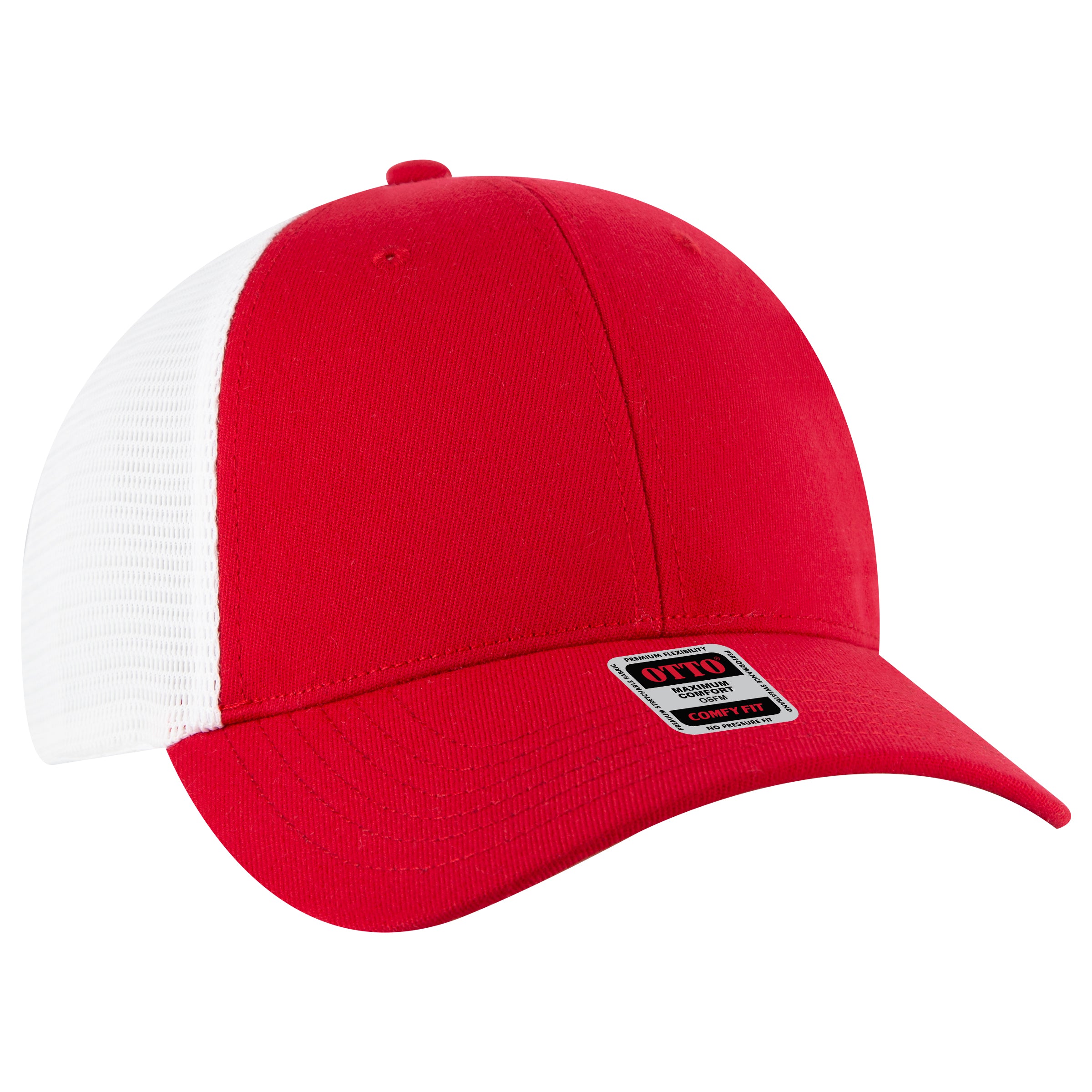 135-1 OTTO CAP "OTTO FLEX" 6 Panel Low Profile Mesh Back Trucker Hat