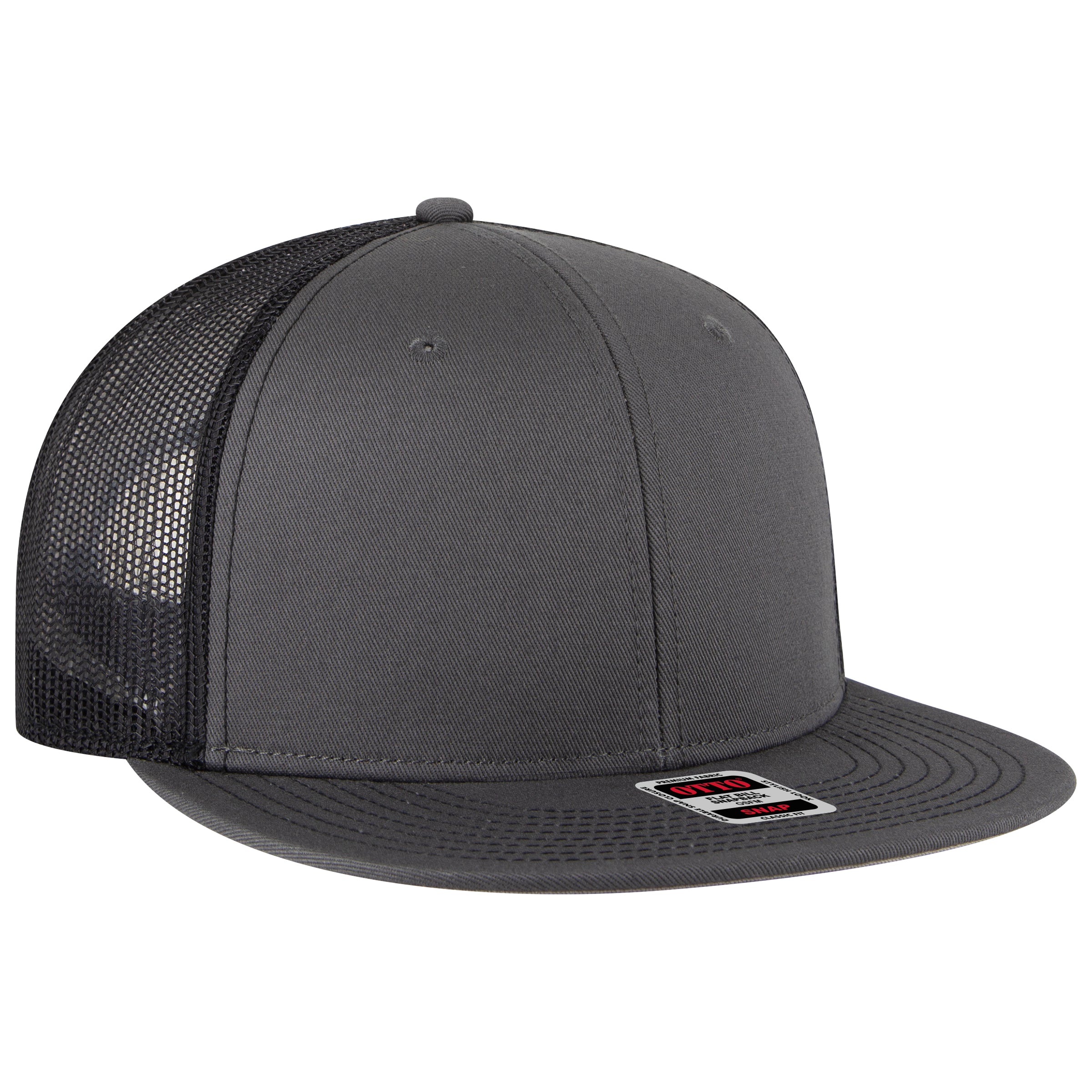 141-1070 OTTO CAP "OTTO SNAP" 6 Panel Pro Style Mesh Back Trucker Snapback Hat