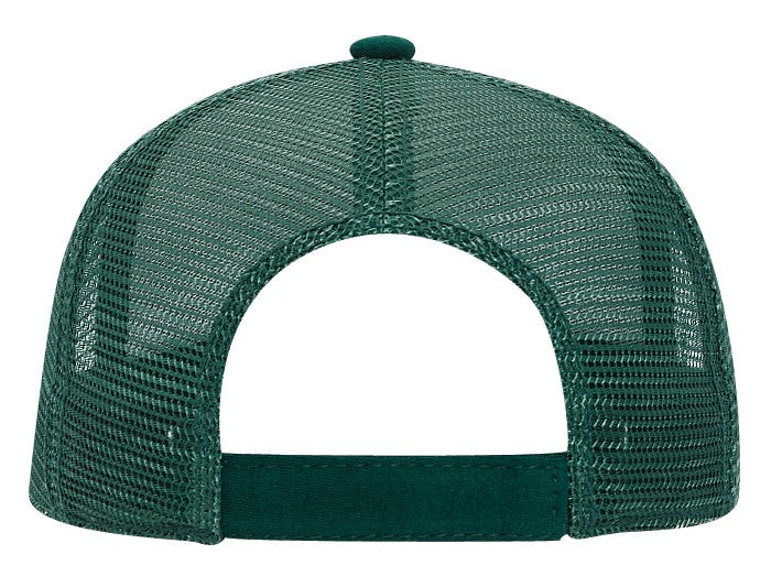 32-934 OTTO CAP 5 Panel Mid Profile Mesh Back Trucker Hat