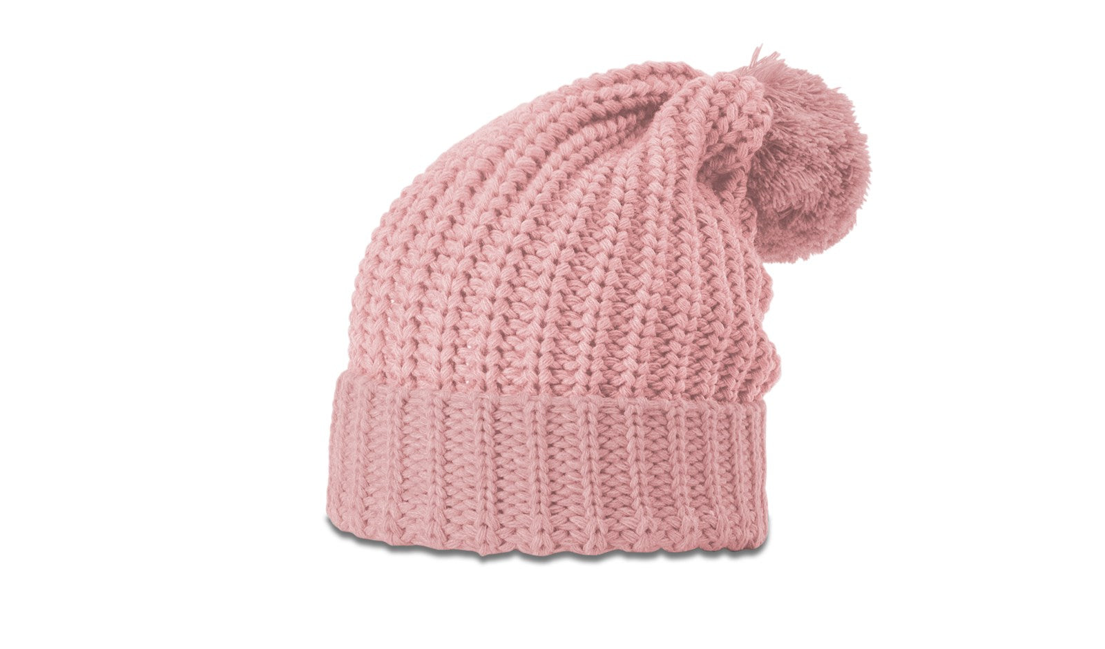 Richardson 143 Chunk Cable Beanie with Cuff &amp; Pom