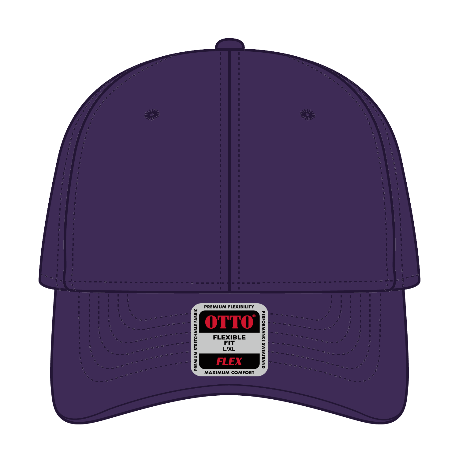 11-1167 OTTO CAP "OTTO FLEX" 6 Panel Low Profile Baseball Cap