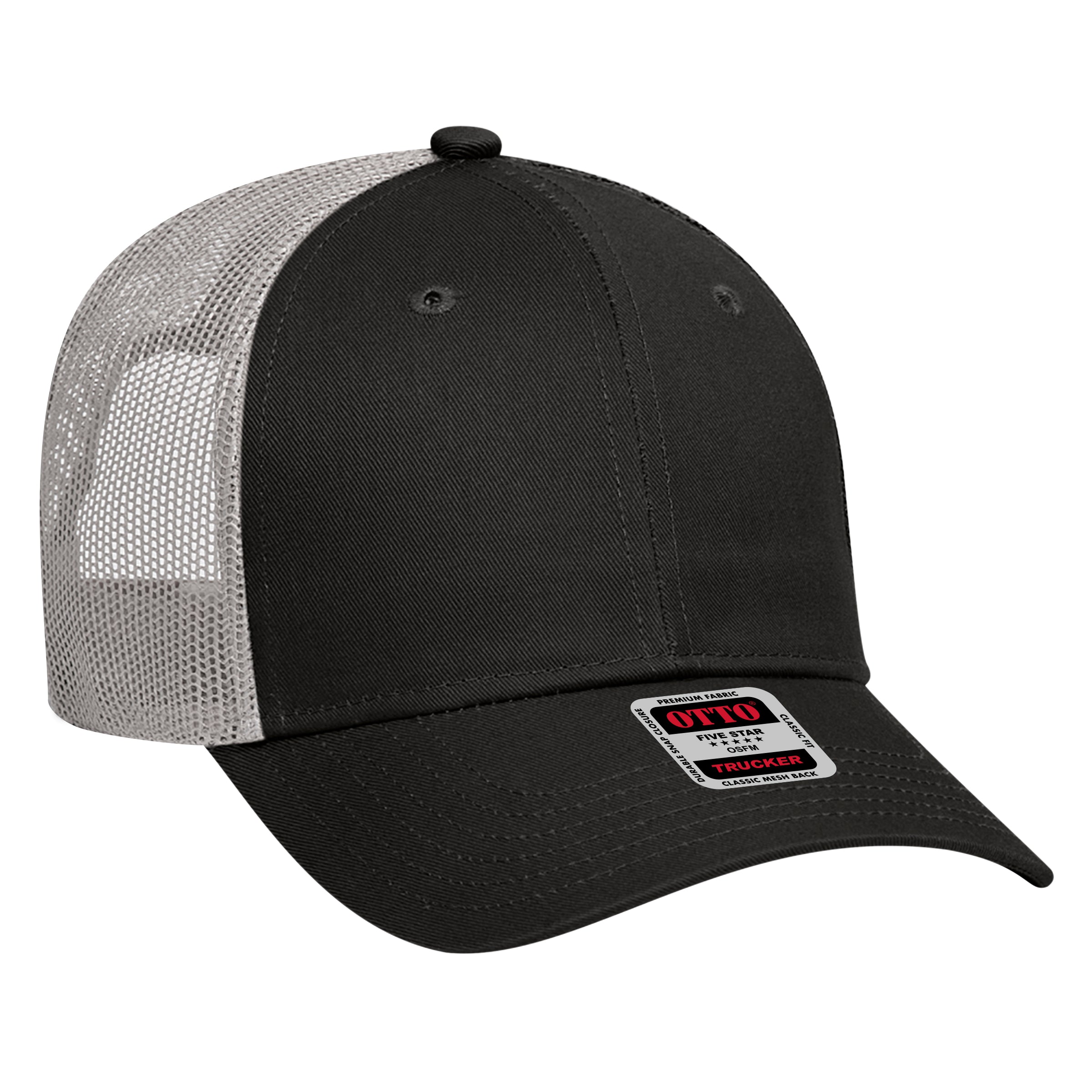 83-473 OTTO CAP 6 Panel Low Profile Mesh Back Trucker Hat