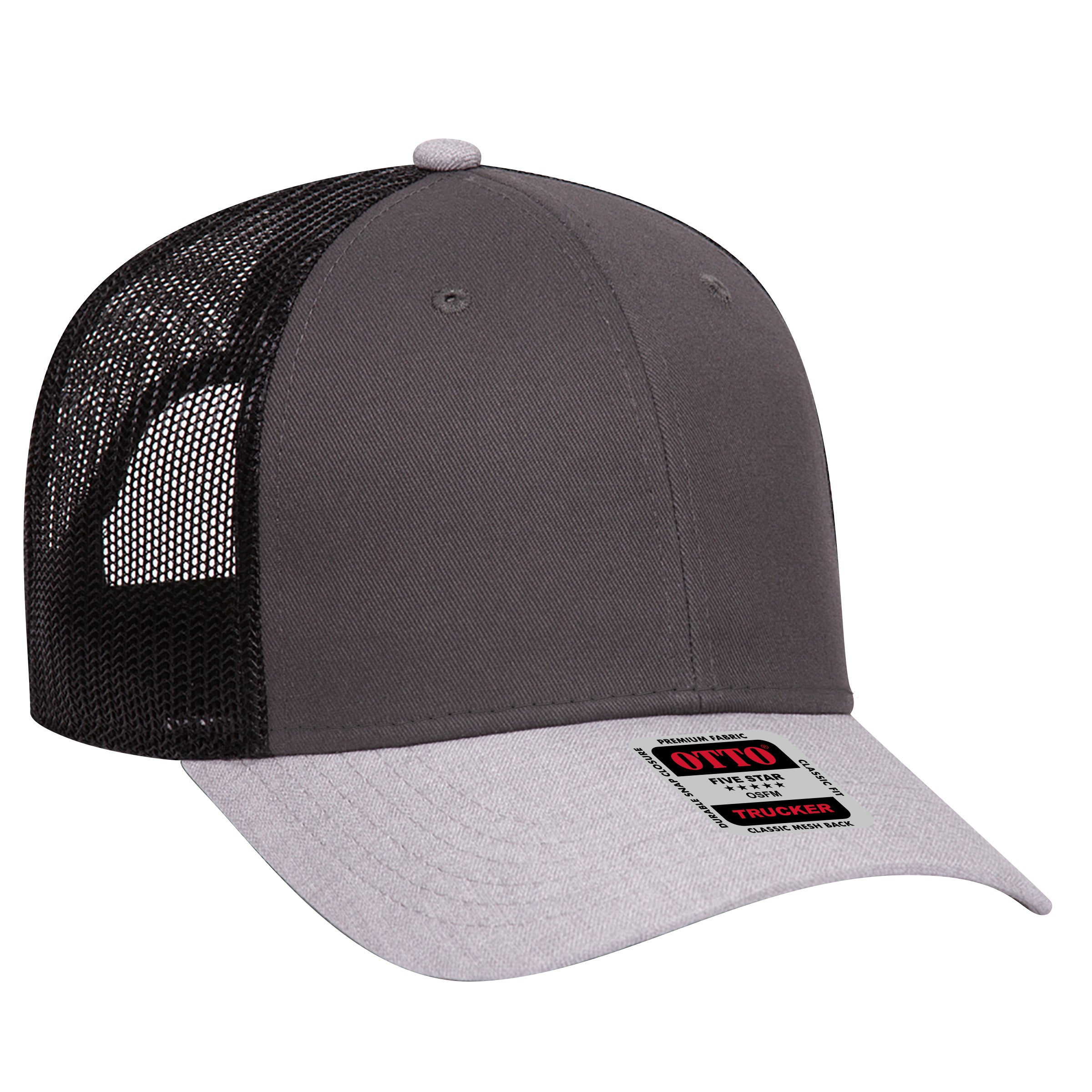 83-1239 OTTO CAP 6 Panel Low Profile Mesh Back Trucker Hat