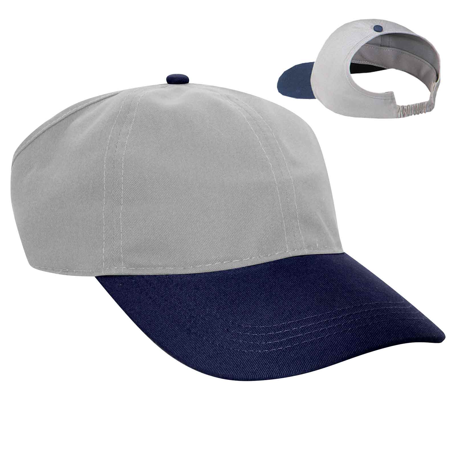 69-291 OTTO CAP 4 Panel Ponytail Cap