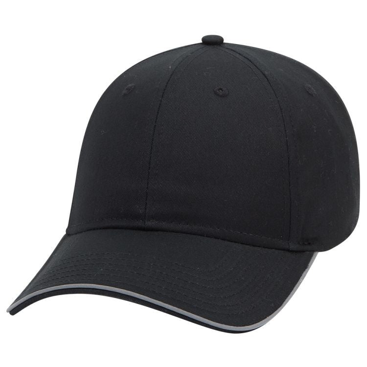 19-1261 OTTO CAP Reflective 6 Panel Low Profile Baseball Cap