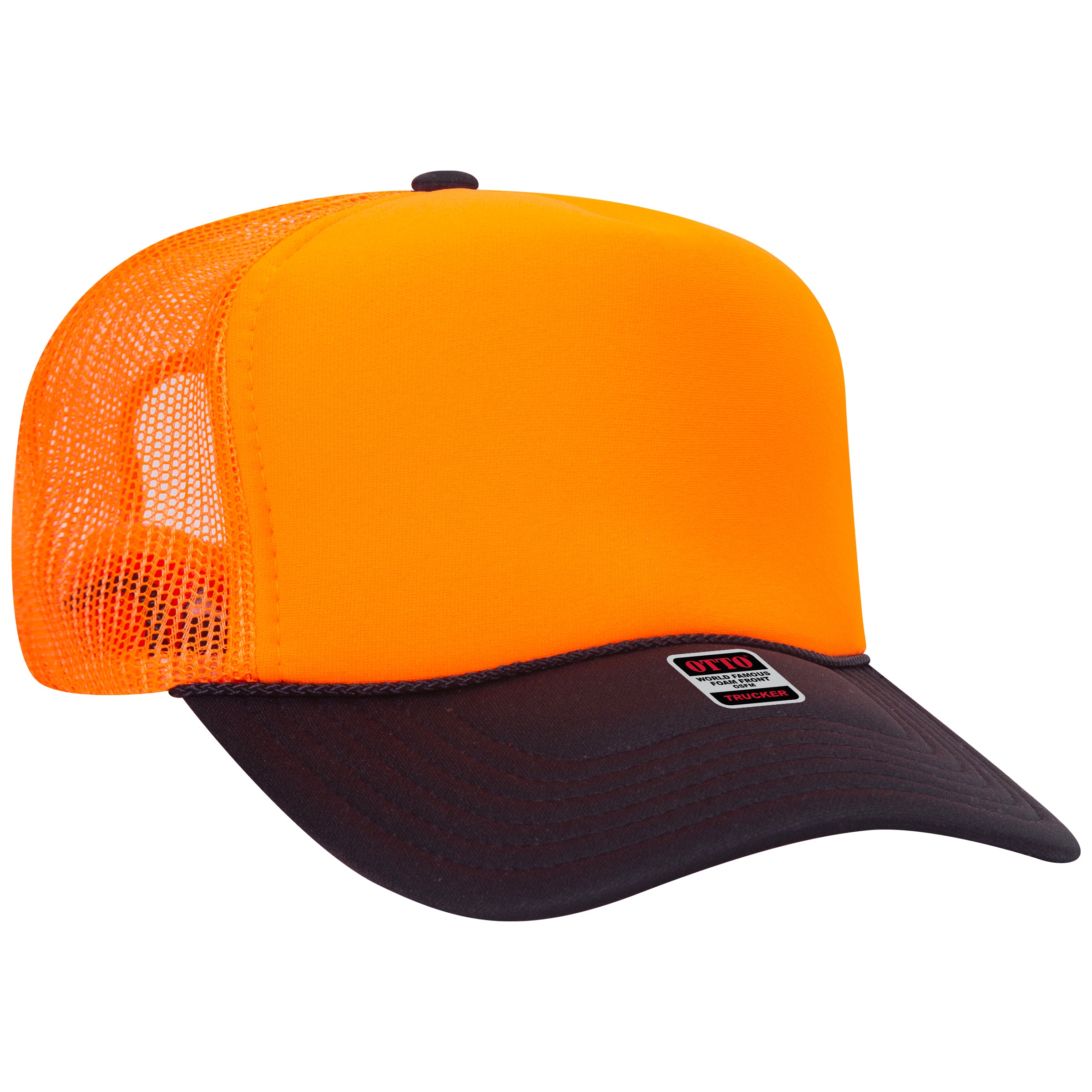 39-165 OTTO CAP 5 Panel High Crown Mesh Back Trucker Hat