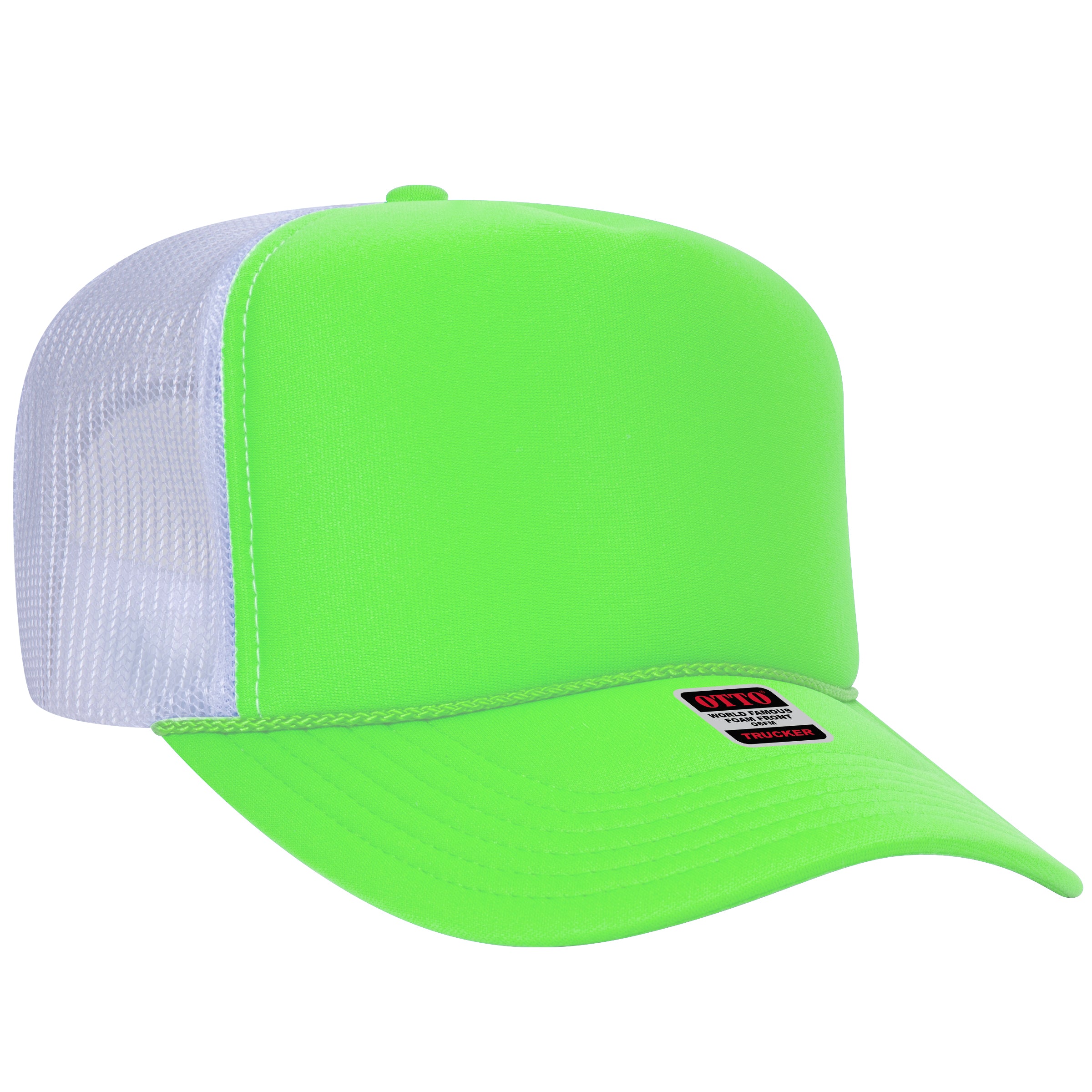 39-165 OTTO CAP 5 Panel High Crown Mesh Back Trucker Hat