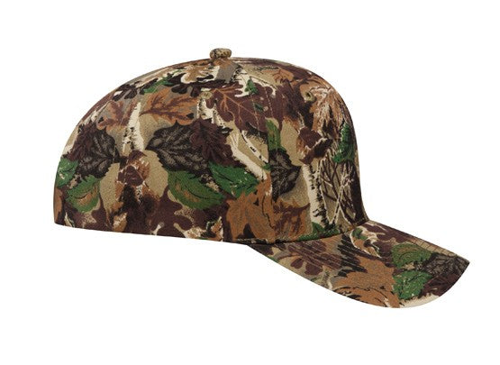 44-051 OTTO CAP Camouflage 6 Panel Mid Profile Baseball Cap