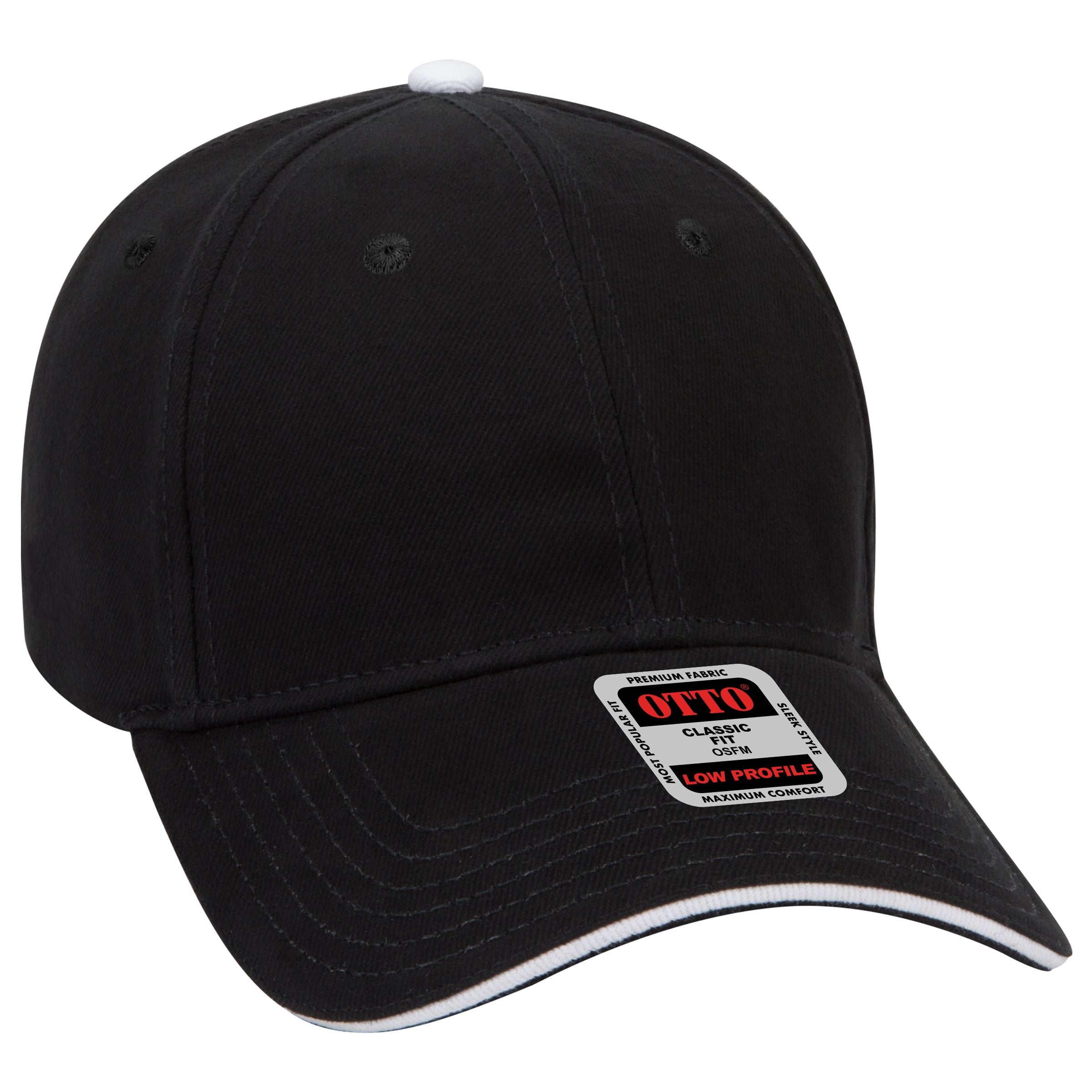 23-255 OTTO CAP 6 Panel Low Profile Baseball Cap