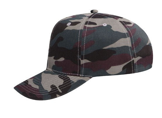 44-051 OTTO CAP Camouflage 6 Panel Mid Profile Baseball Cap