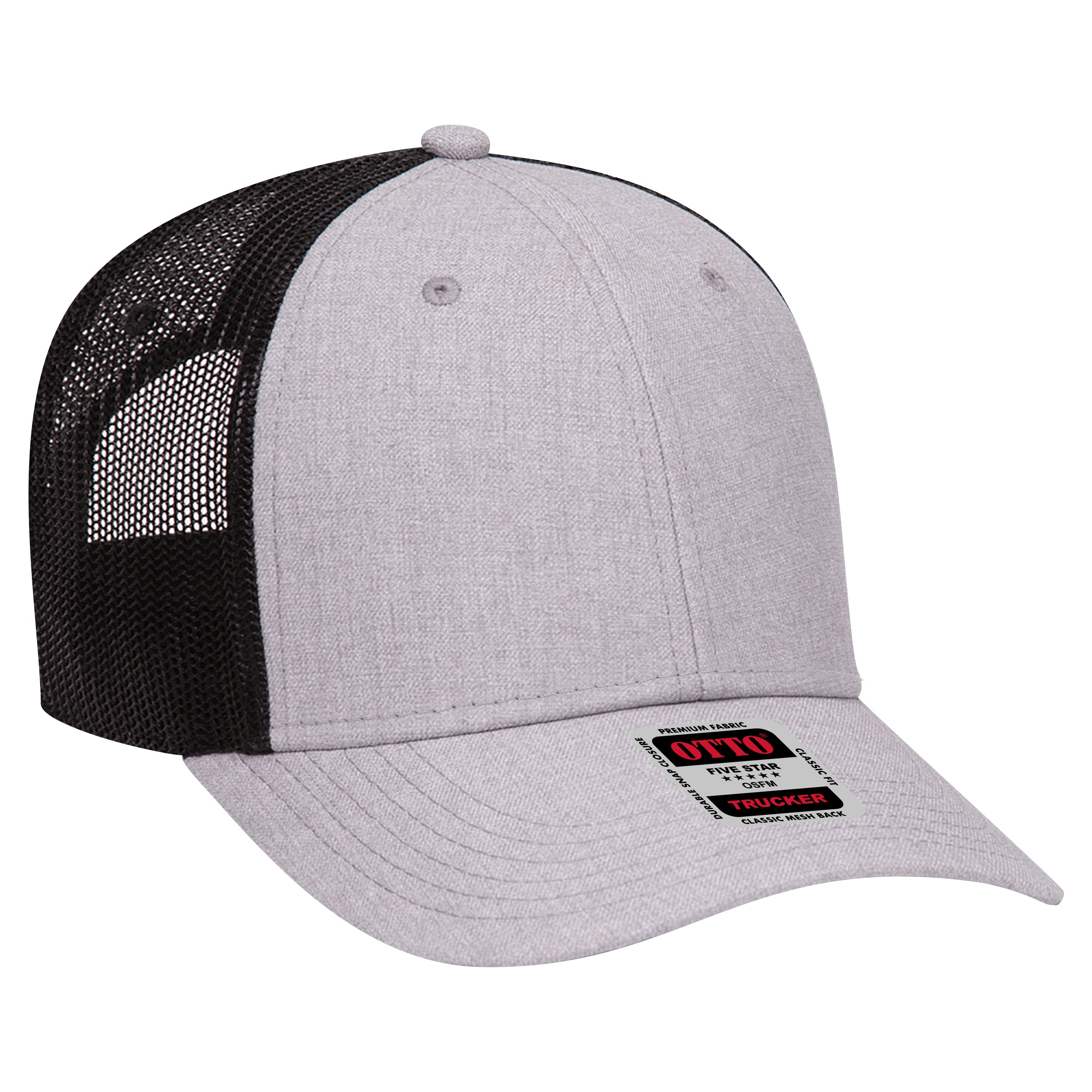 83-1239 OTTO CAP 6 Panel Low Profile Mesh Back Trucker Hat