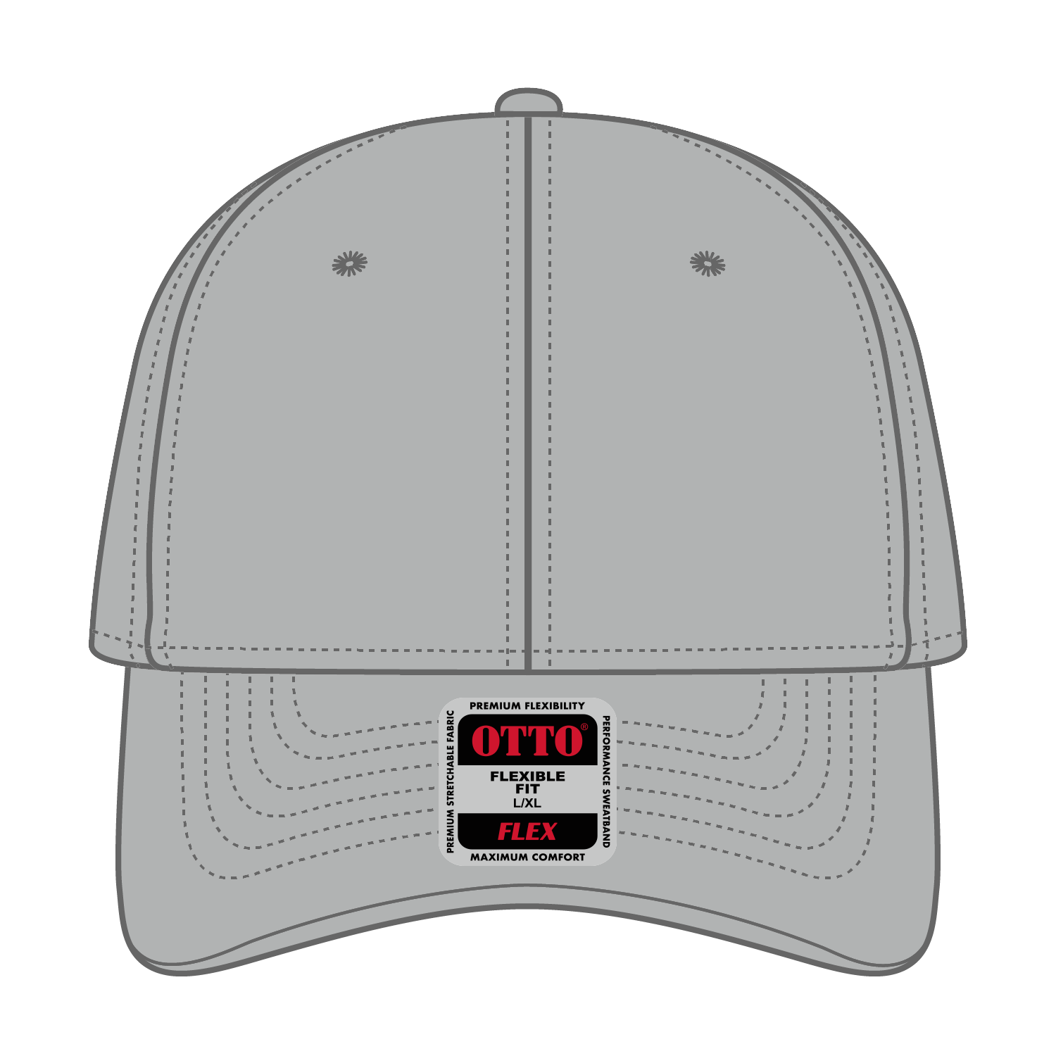 11-1167 OTTO CAP "OTTO FLEX" 6 Panel Low Profile Baseball Cap