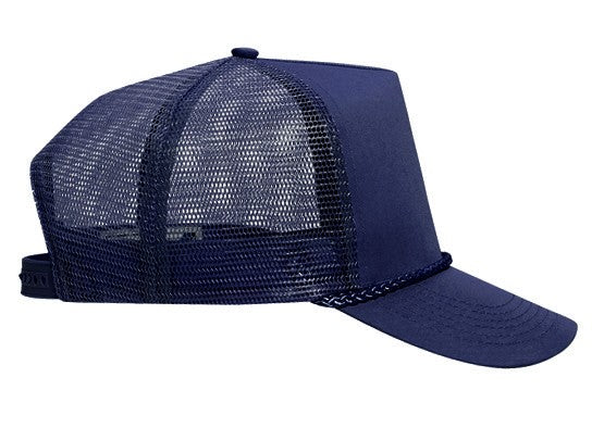 39-071 OTTO CAP 5 Panel Mid Profile Mesh Back Trucker Hat