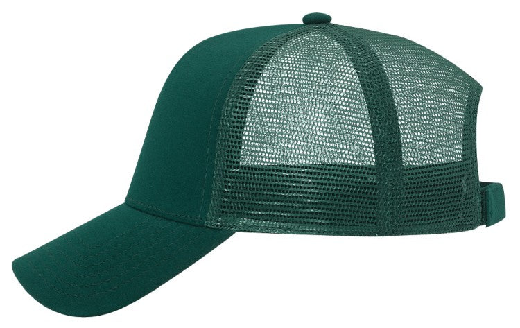 32-934 OTTO CAP 5 Panel Mid Profile Mesh Back Trucker Hat