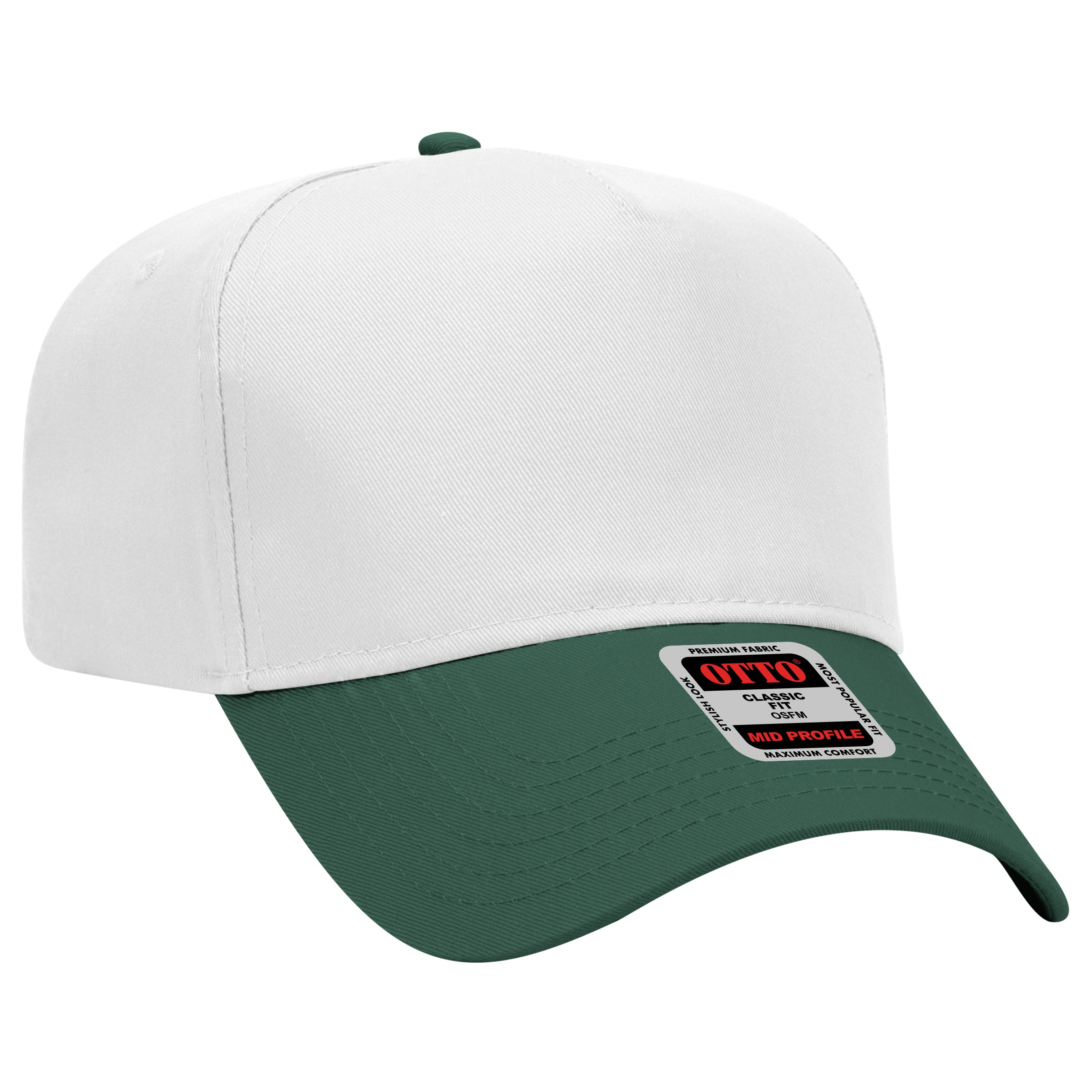 31-069 OTTO CAP 5 Panel Mid Profile Baseball Cap