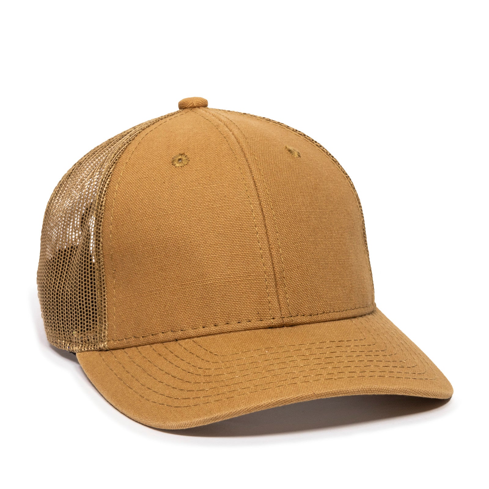 Outdoor Cap DUK-800M Washed Canvas Mesh Back Cap