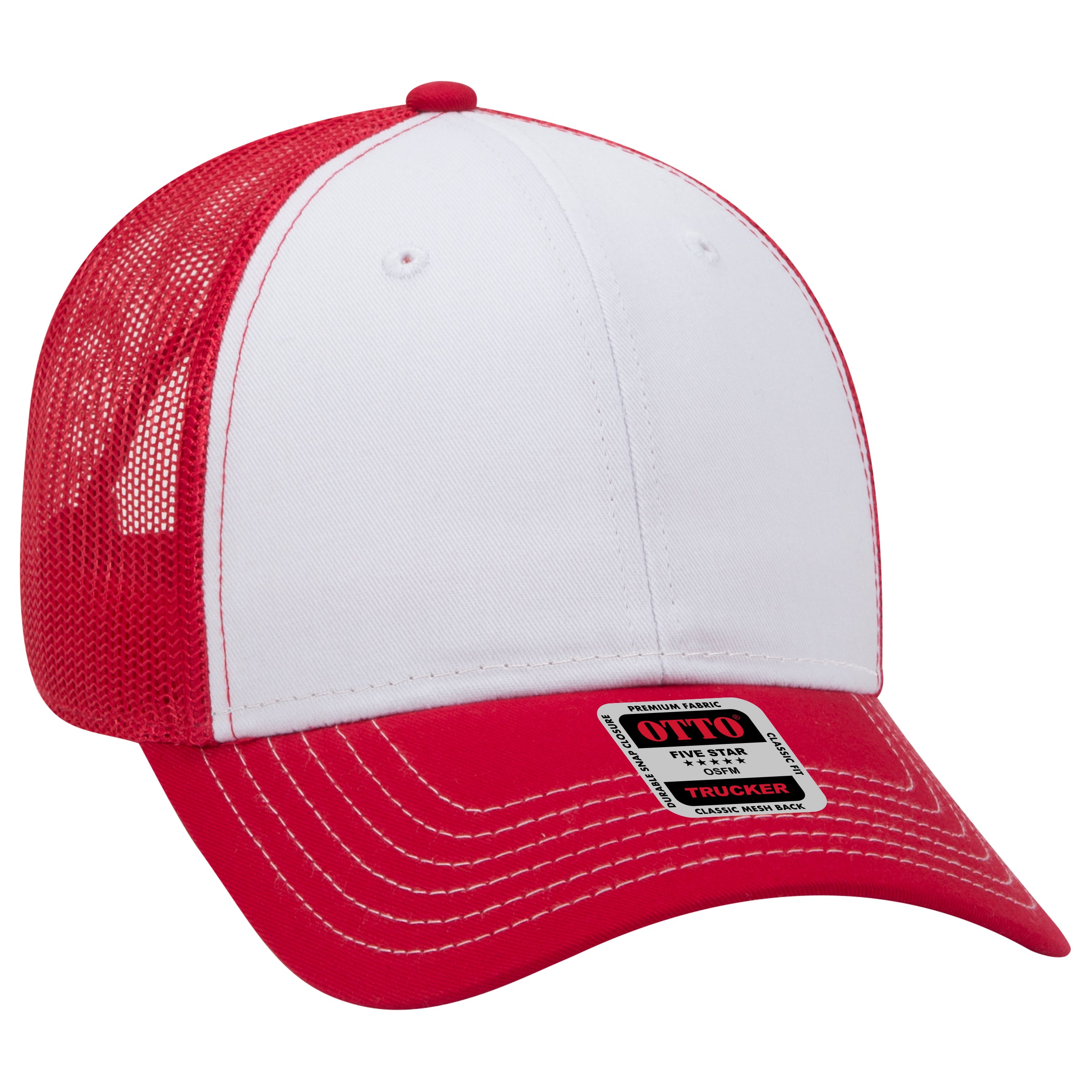 83-1239 OTTO CAP 6 Panel Low Profile Mesh Back Trucker Hat