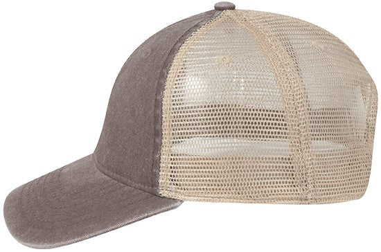 121-1202 OTTO CAP "OTTO COMFY FIT" 6 Panel Low Profile Mesh Back Trucker Hat